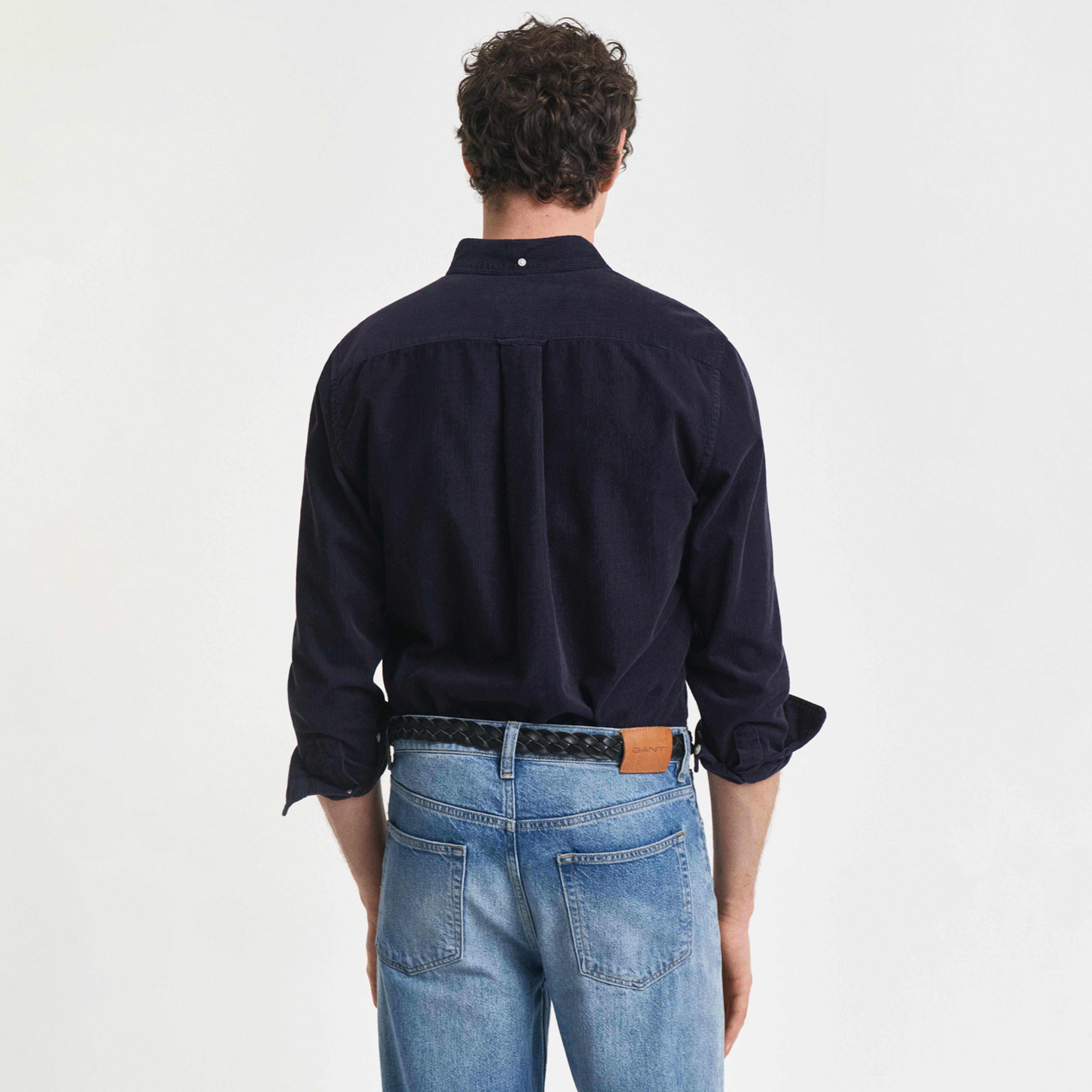 GANT Erkek Lacivert Regular Fit Düğmeli Gömlek