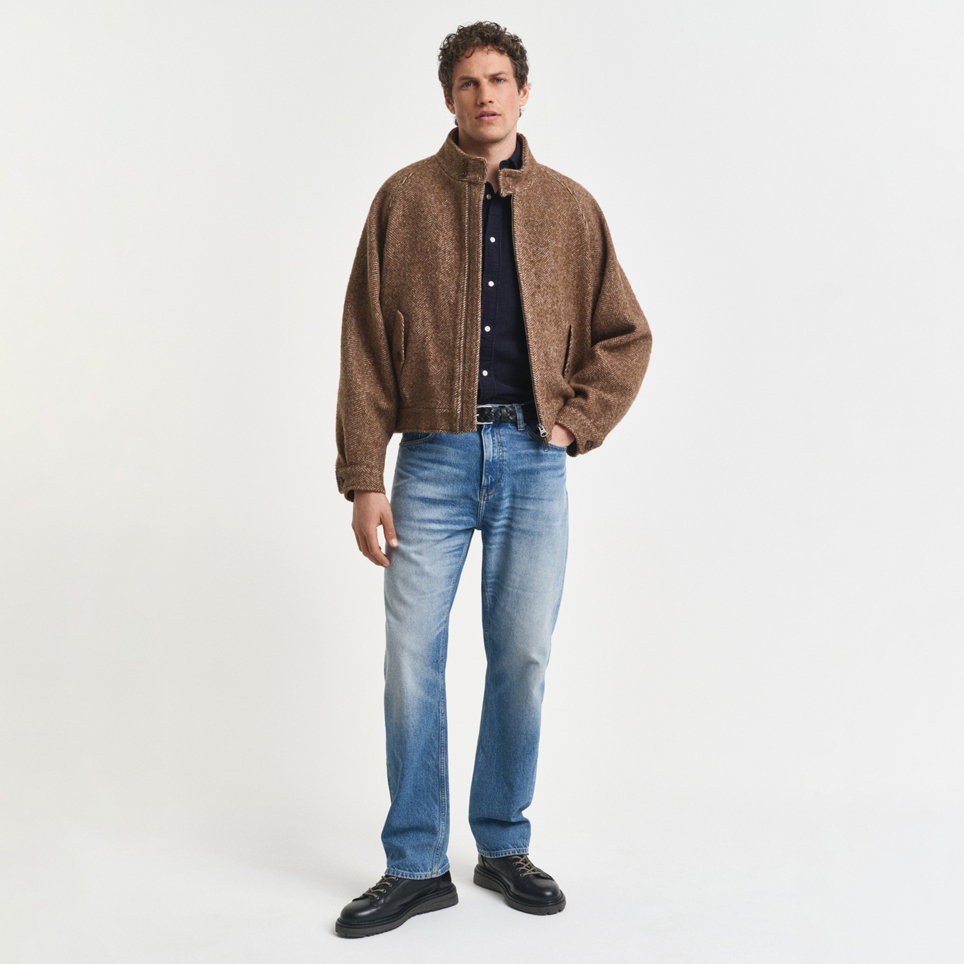 GANT Erkek Lacivert Regular Fit Düğmeli Gömlek