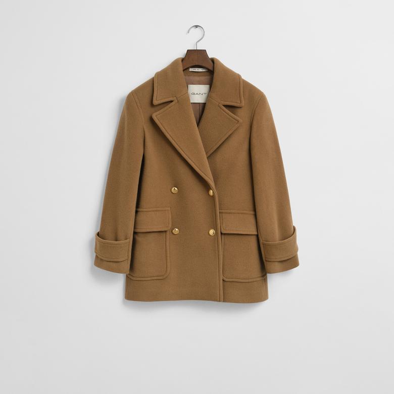 GANT Kadın Kahverengi Regular Fit Mont