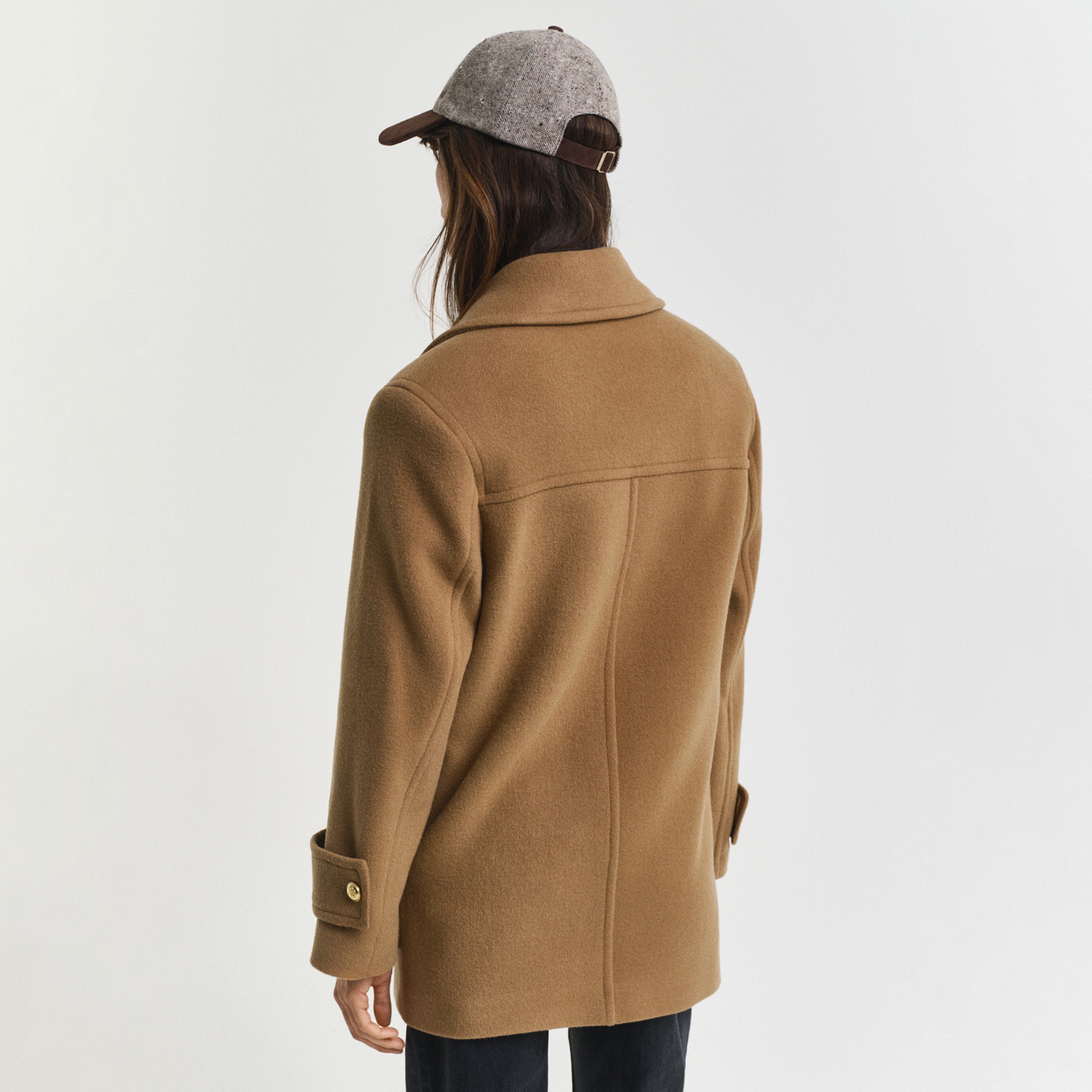 GANT Kadın Kahverengi Regular Fit Mont