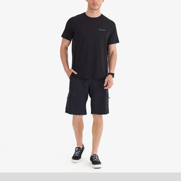 Columbia Comfort Ss Erkek Siyah T-Shirt