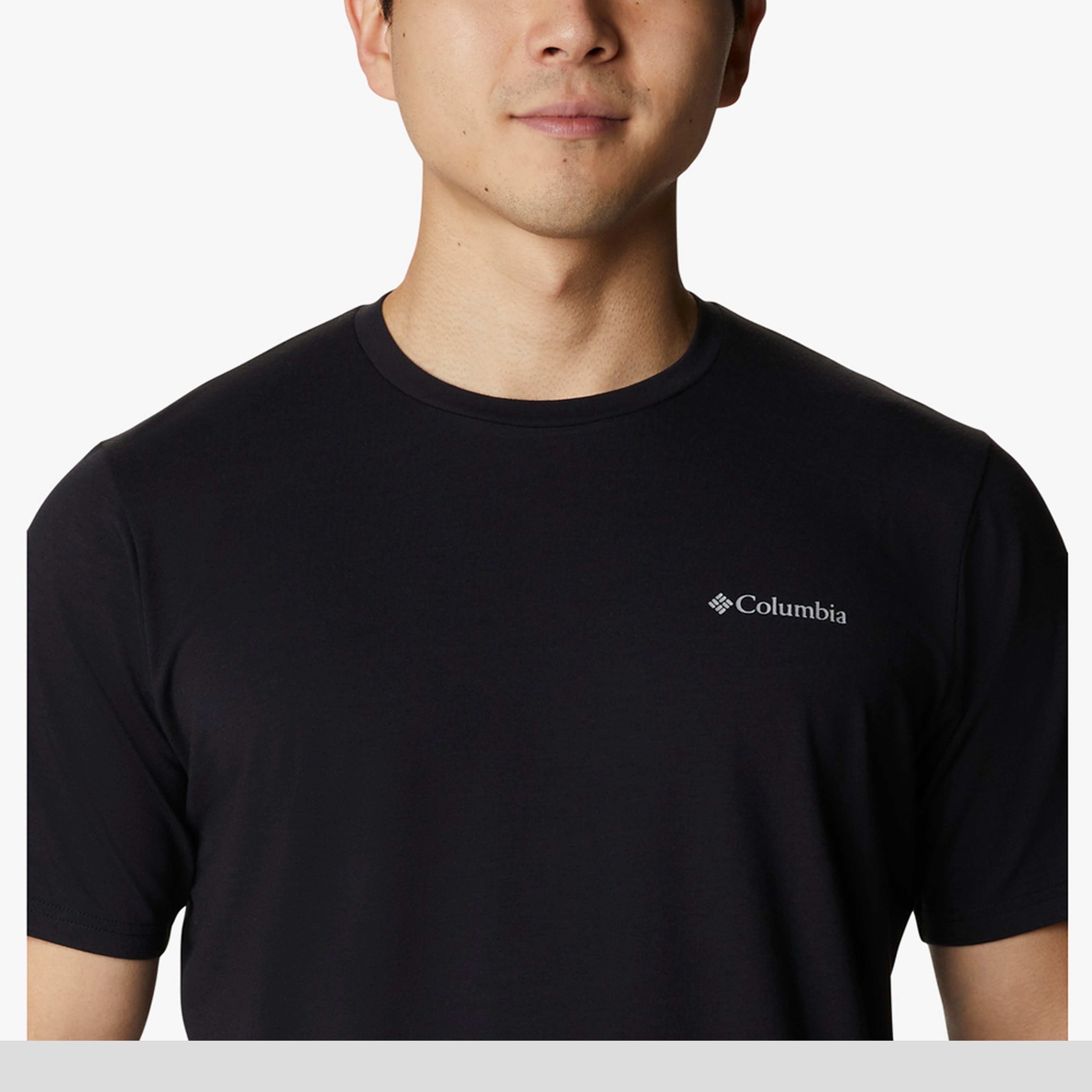Columbia Sun Trek Sleeve Erkek Siyah T-Shirt