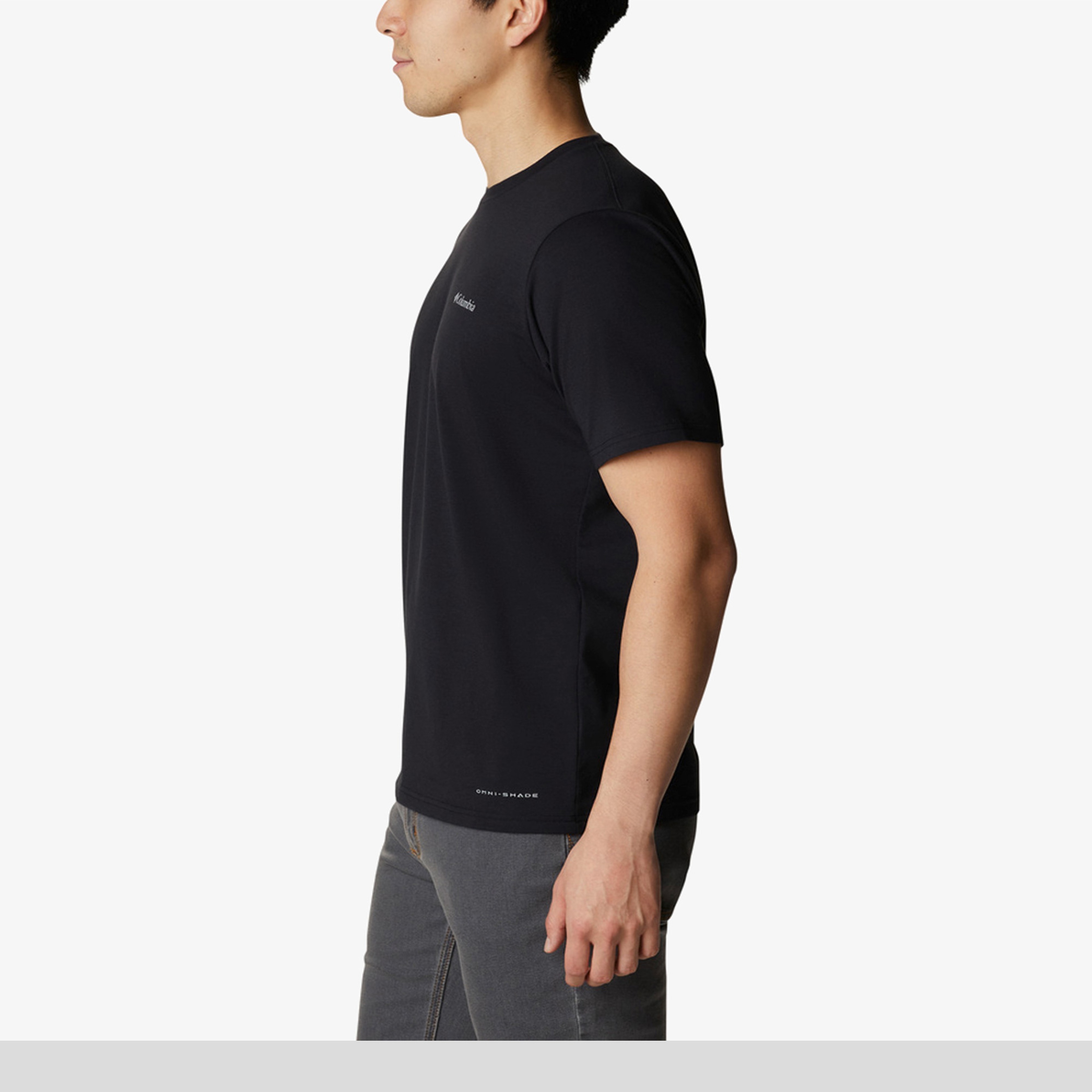 Columbia Sun Trek Sleeve Erkek Siyah T-Shirt