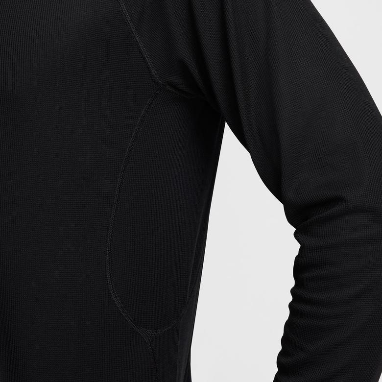 Nike Dri-Fit Trail Midlayer Erkek Siyah Kapüşonlu Hoodie