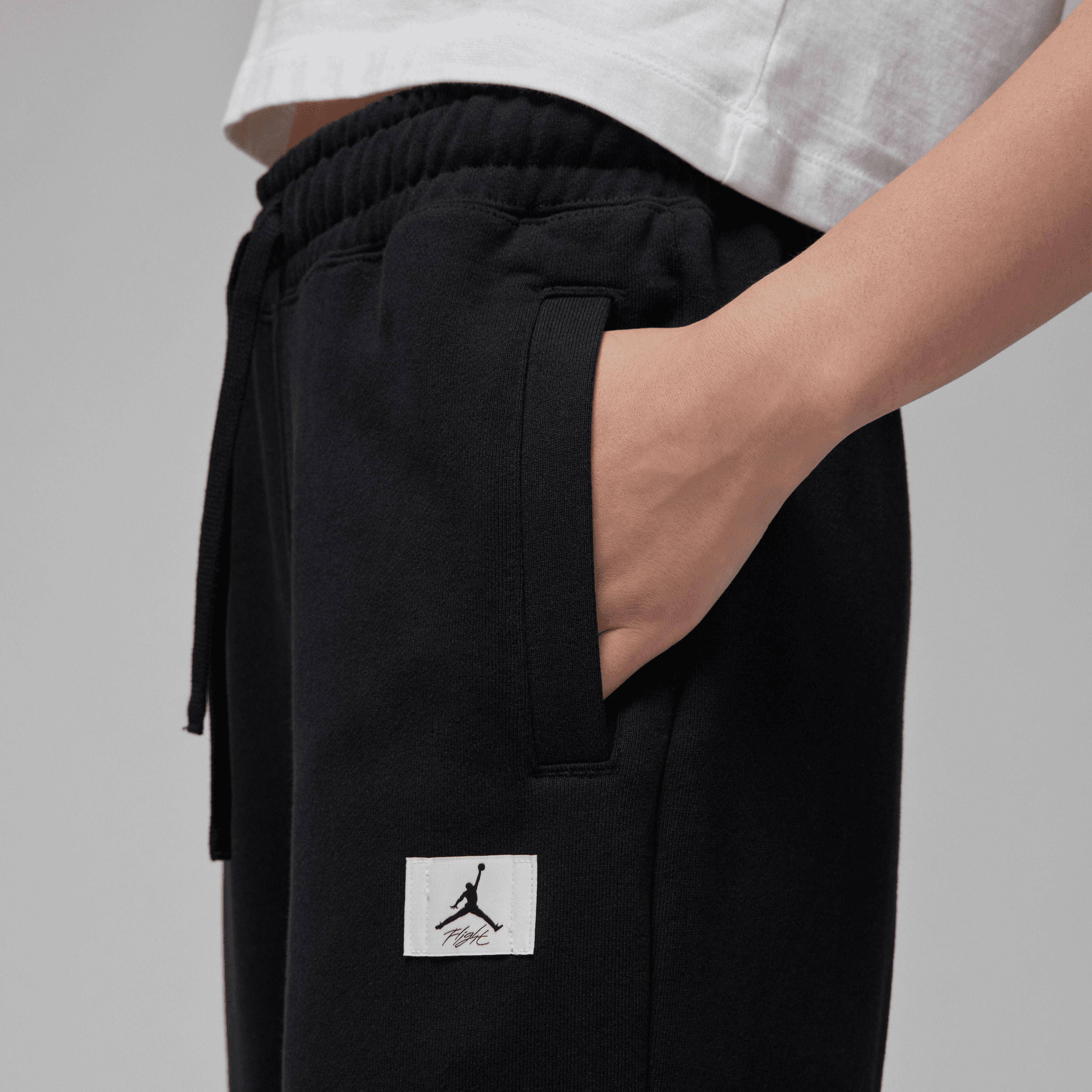 Jordan Flight Fleece Erkek Siyah Eşofman Altı