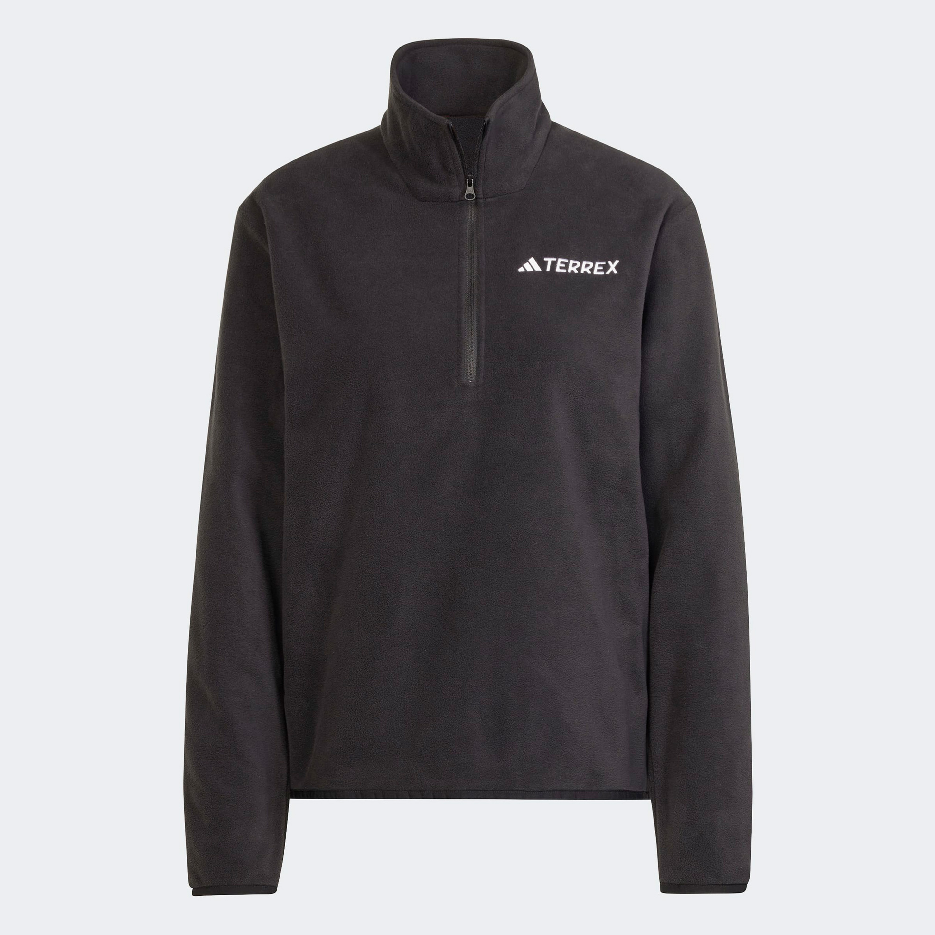 adidas Mountain Essentials Half-Zip Fleece Kadın Siyah Polar