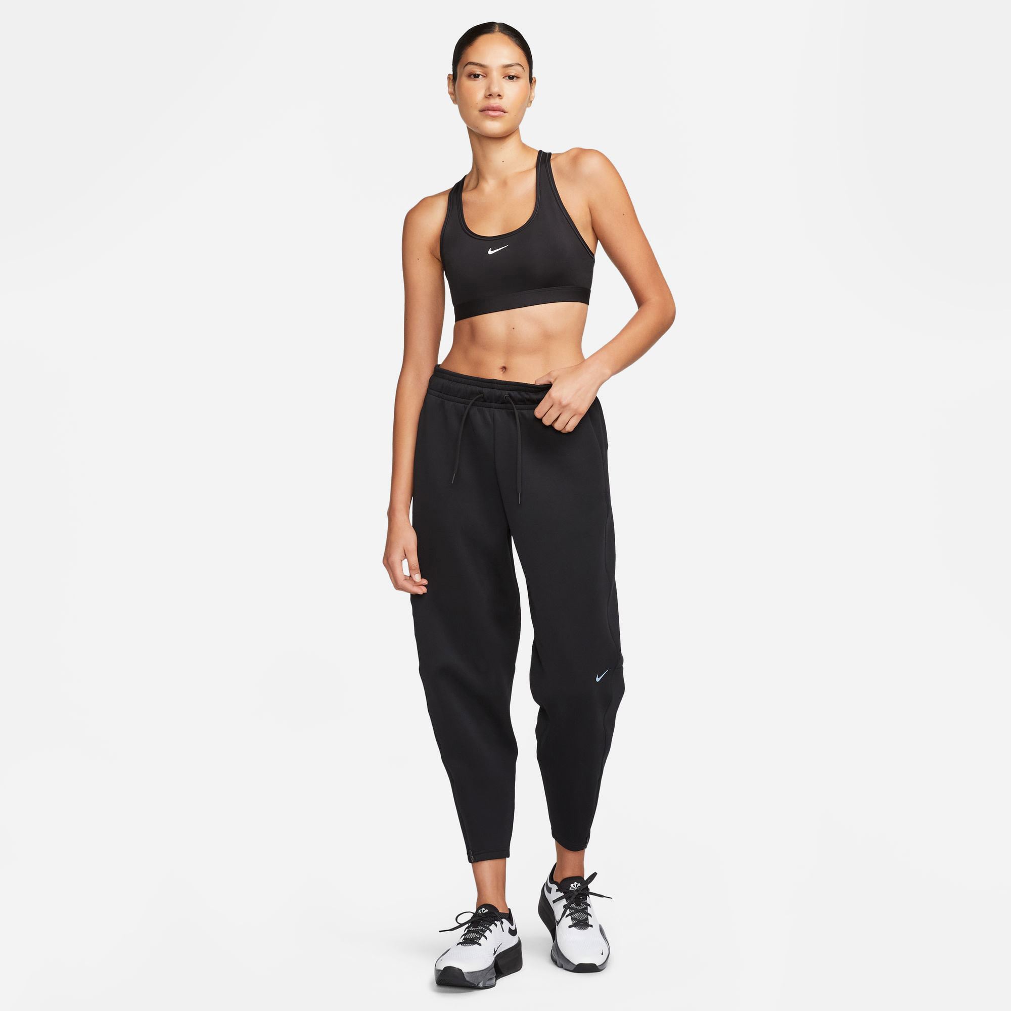 Nike Swoosh Light Sport Kadın Siyah Antrenman Bra