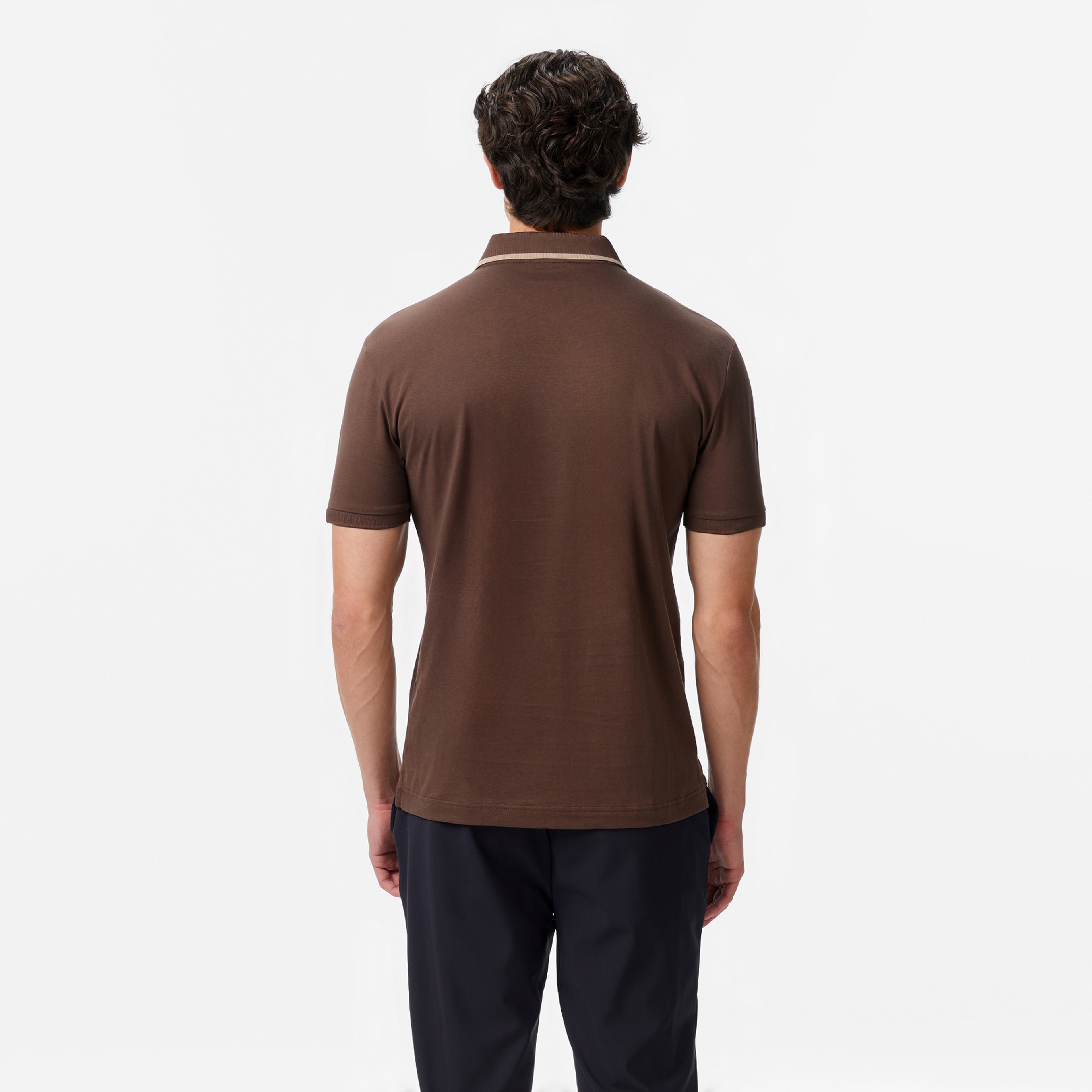 EA7 Erkek Kahverengi Polo