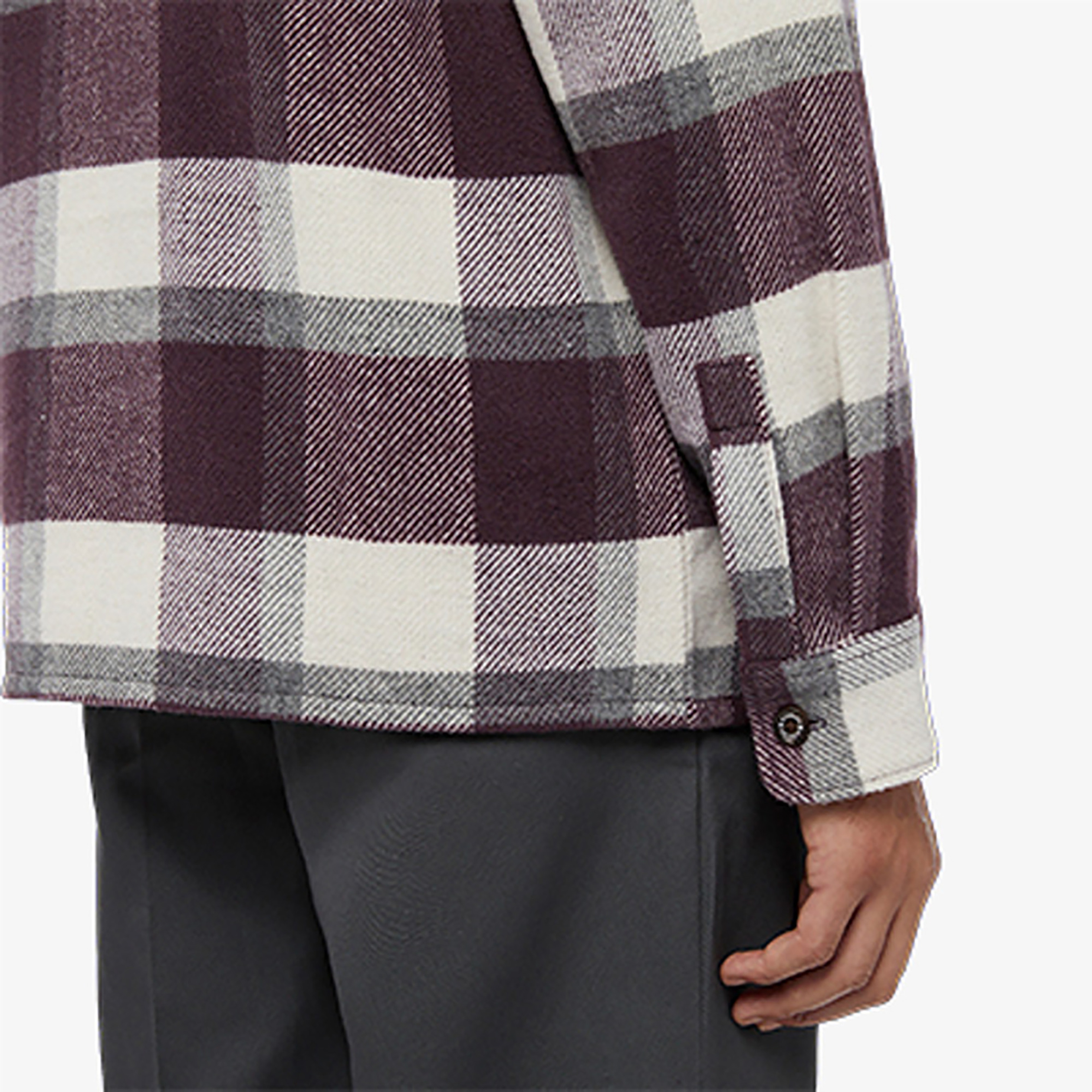 Dickies Plaid Coaling Uzun Kollu Erkek Mor Gömlek