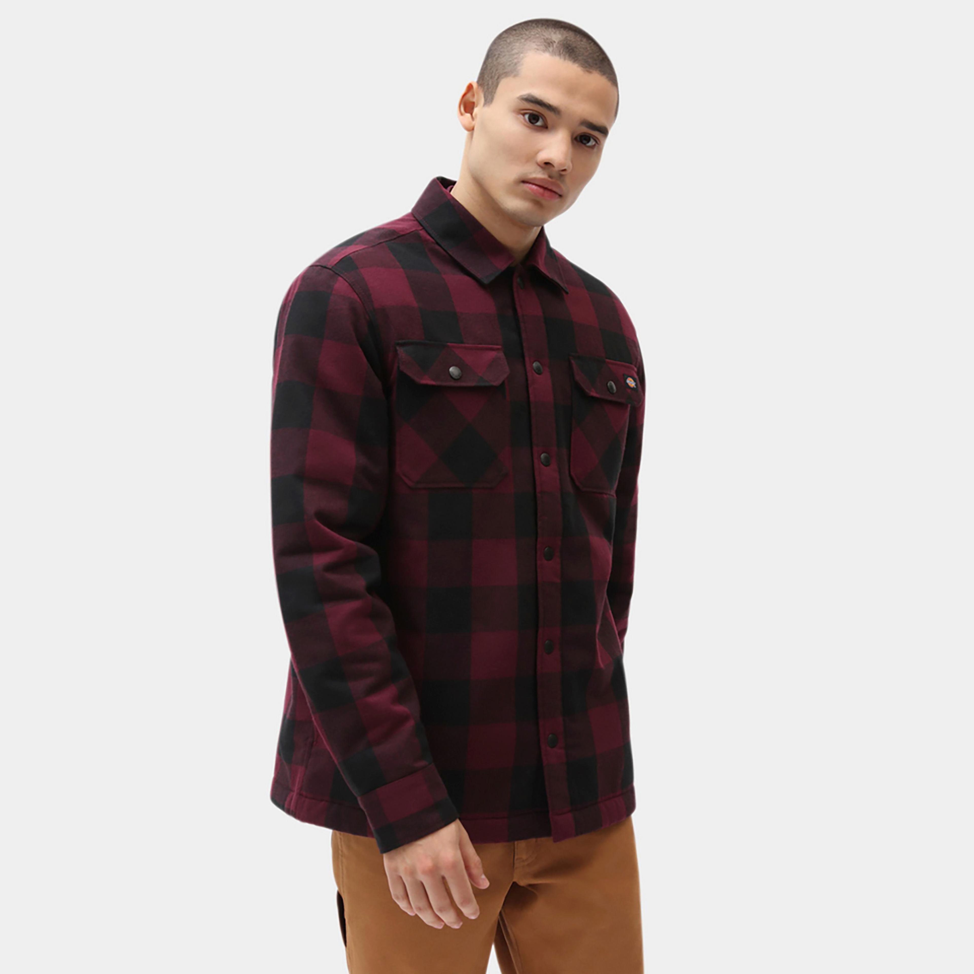 Dickies Lined Sacramento Erkek Kırmızı Gömlek