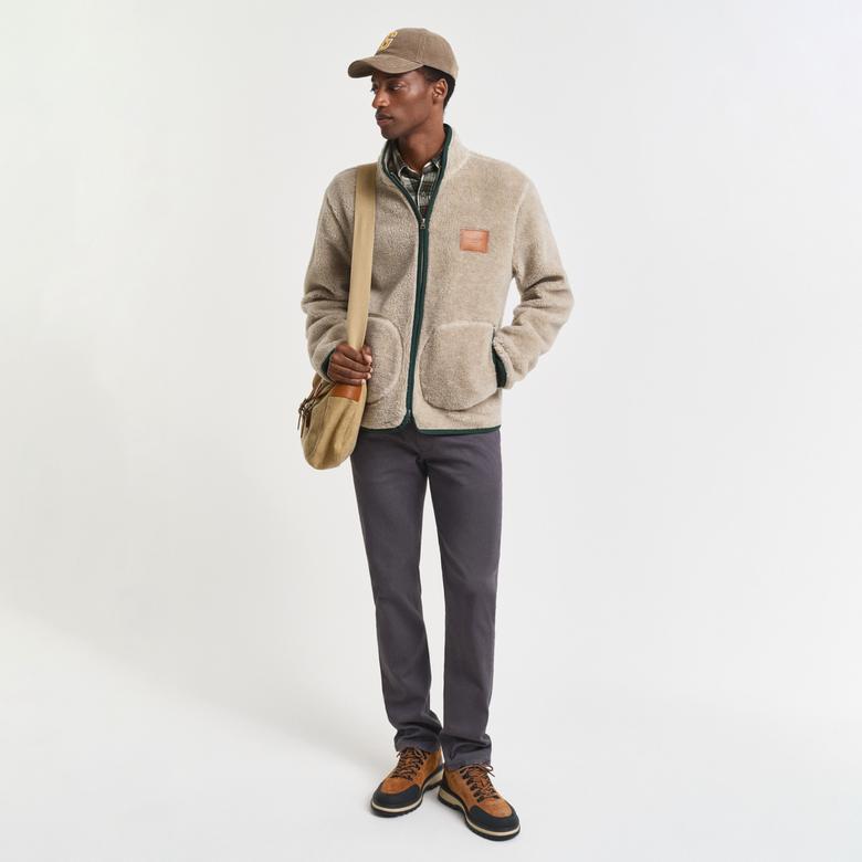 GANT Erkek Gri Regular Fit Soft Twill Jean