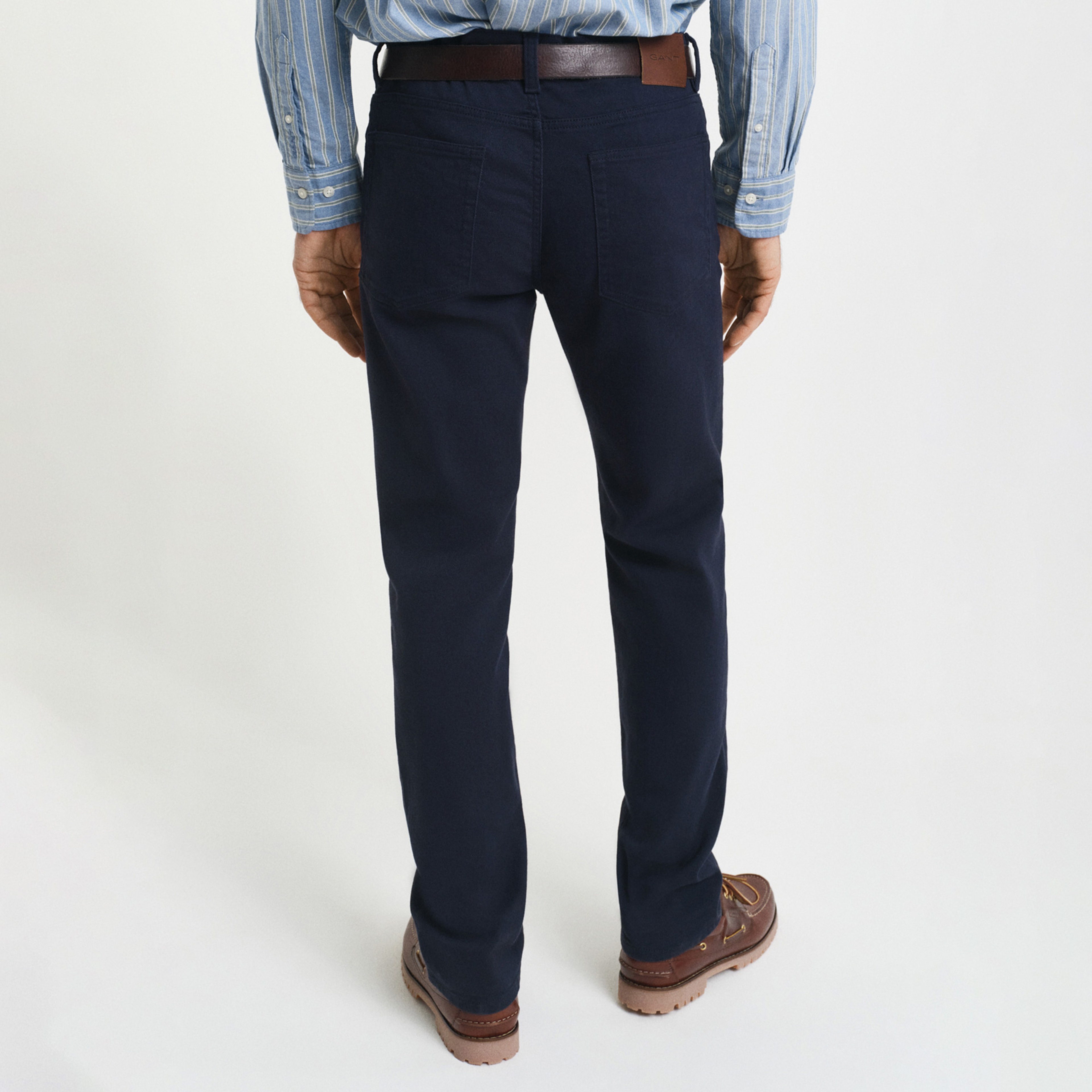 GANT Erkek Lacivert Regular Fit Soft Twill Jean