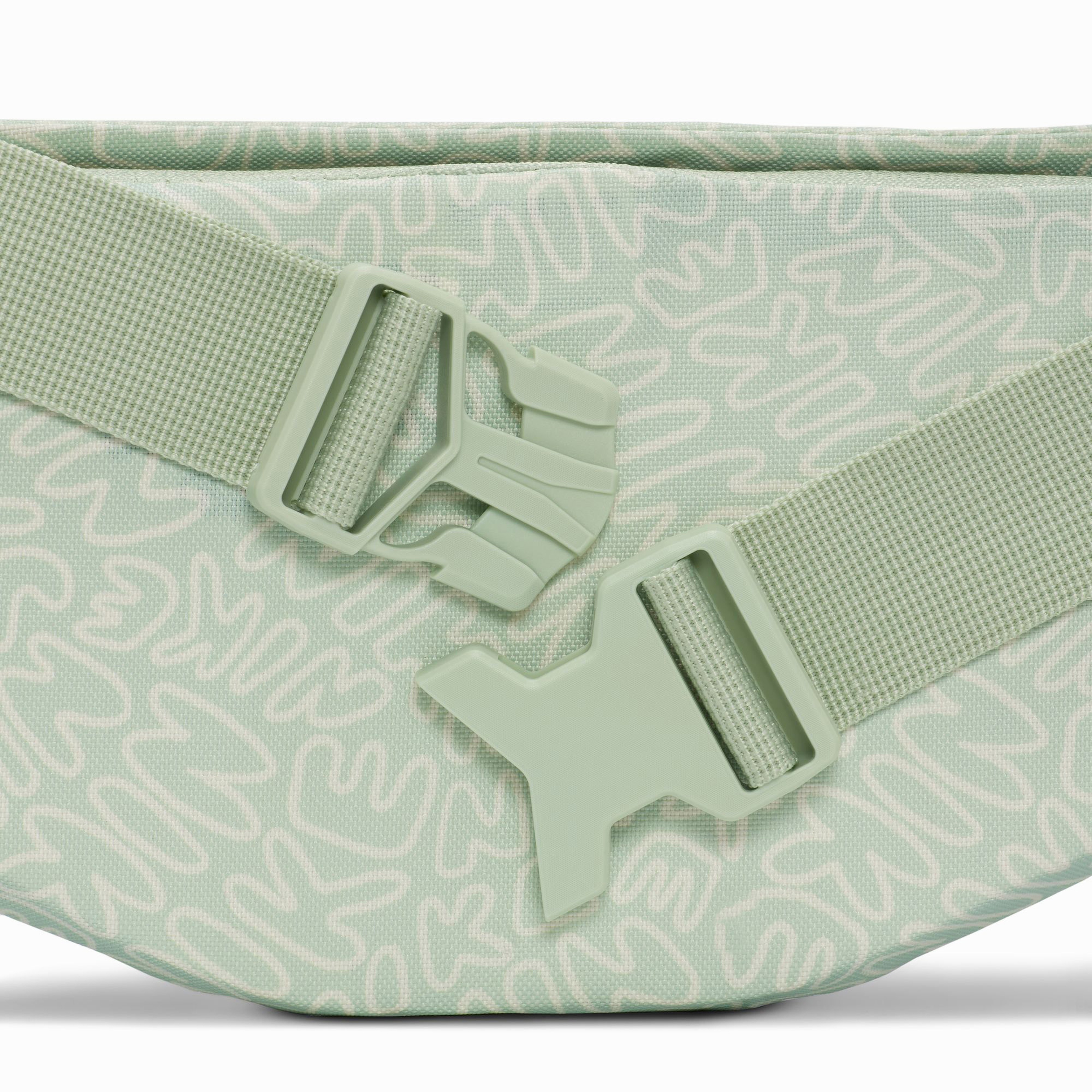Nike Heritage Waistpack Scribble Unisex Yeşil Bel Çantası
