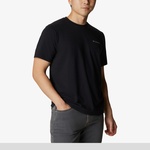 Columbia Sun Trek Sleeve Erkek Siyah T-Shirt