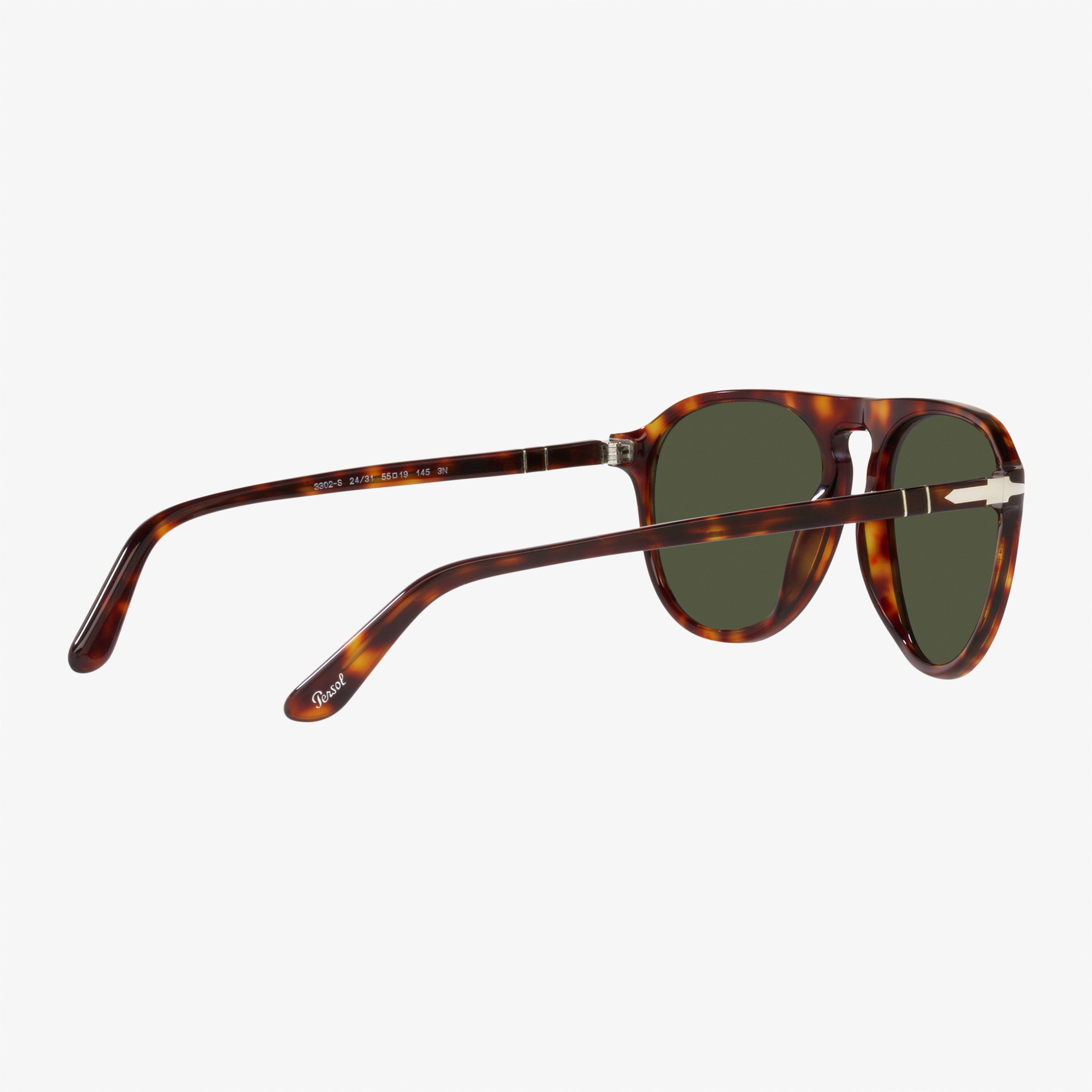 PERSOL 0PO3302S Unisex Kahverengi Güneş Gözlüğü