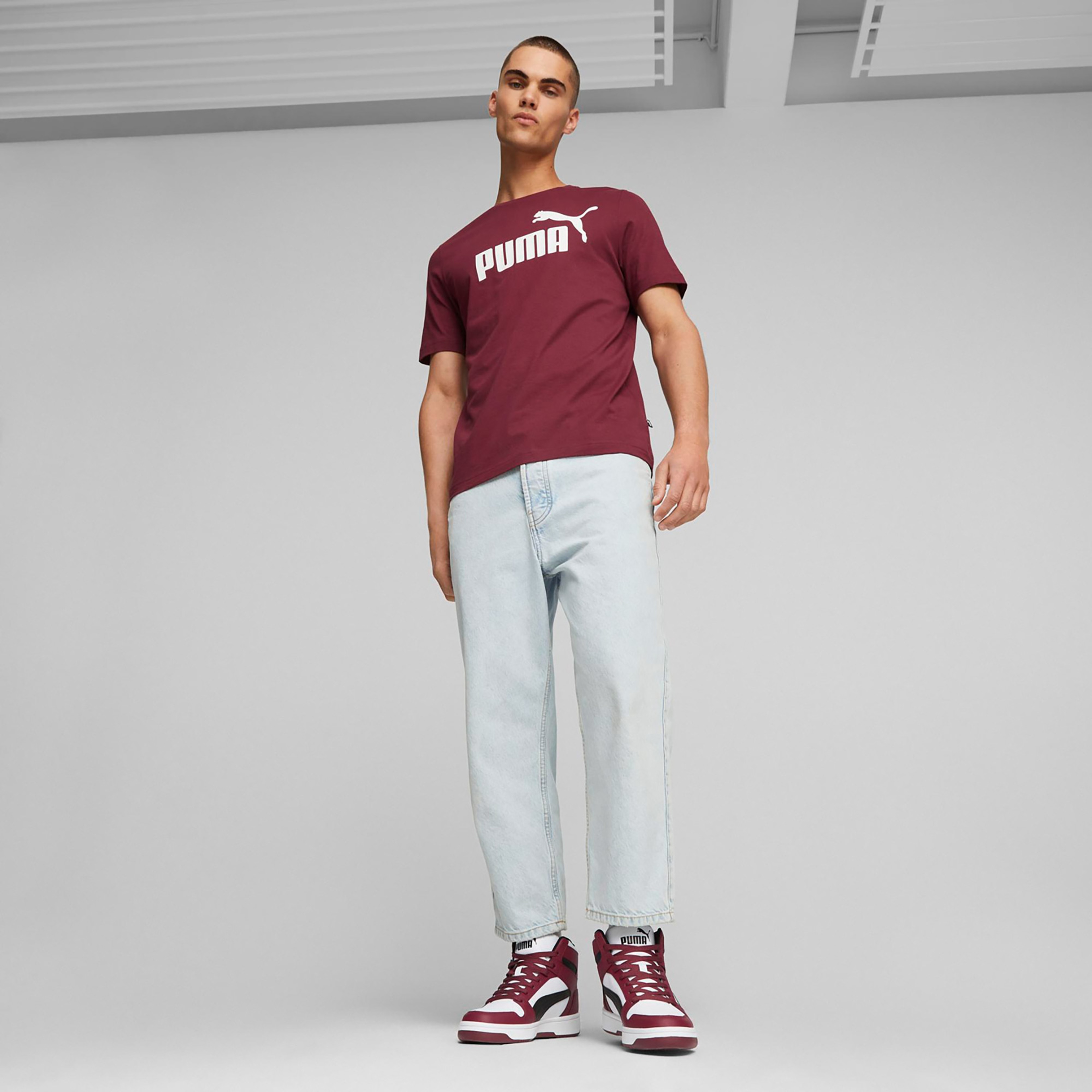 Puma Rebound Layup Sl Bl Unisex Bordo Spor Ayakkabı