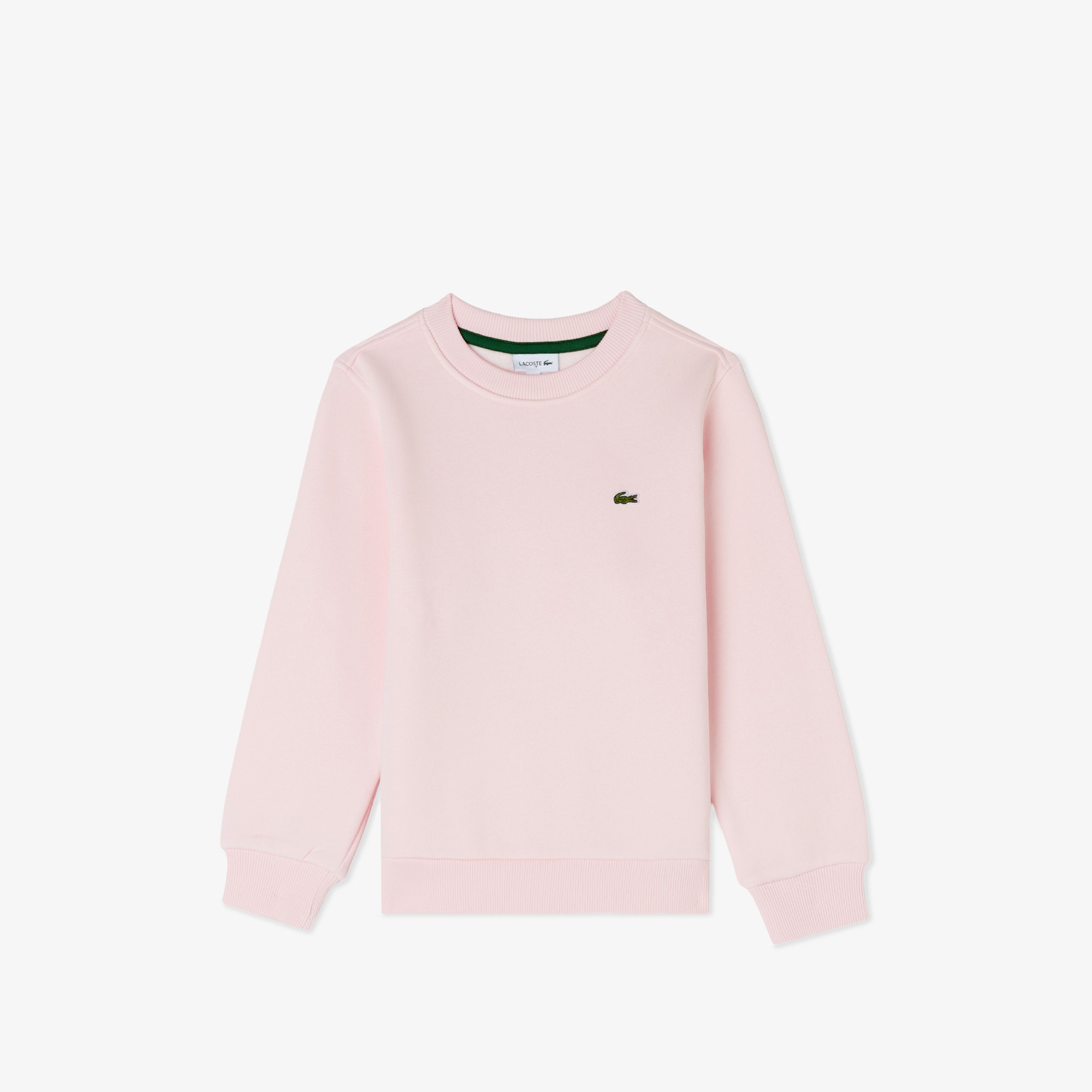 Lacoste Çocuk Bisiklet Yaka Pembe Sweatshirt