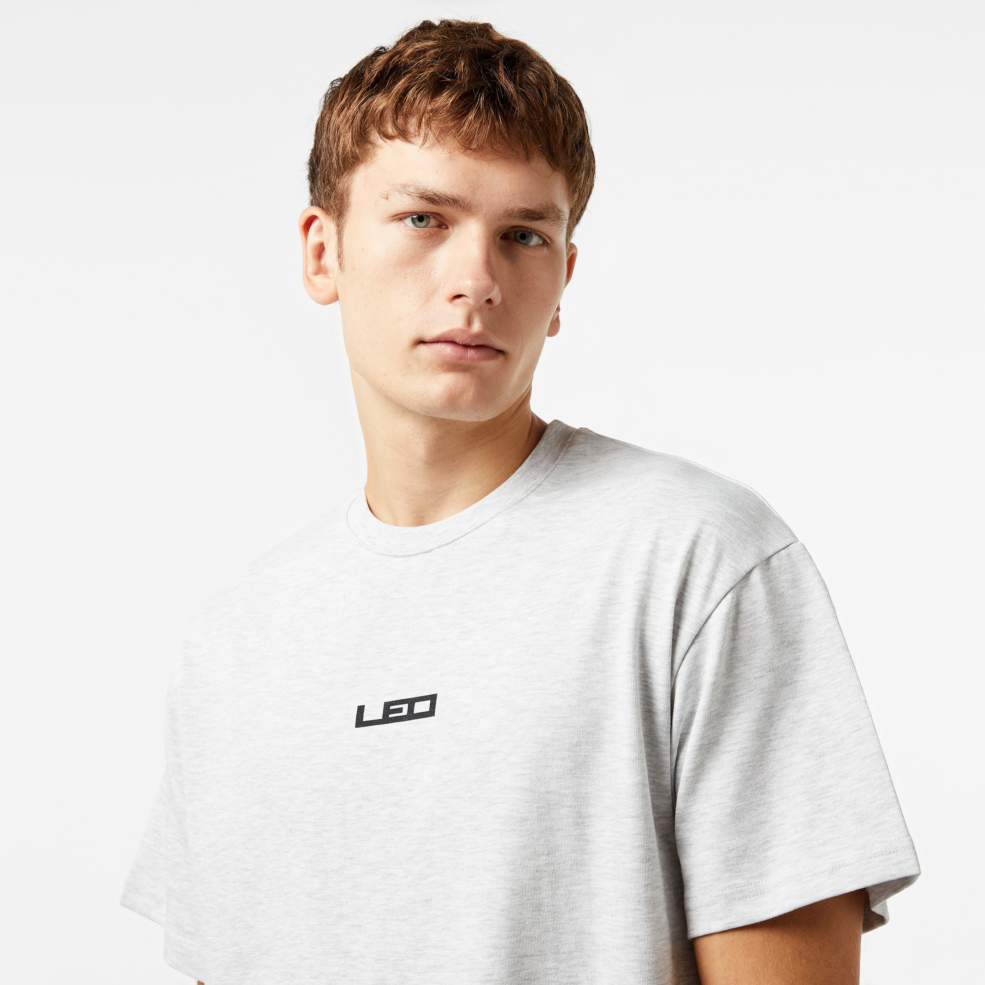 Leo Service Erkek Gri T-Shirt