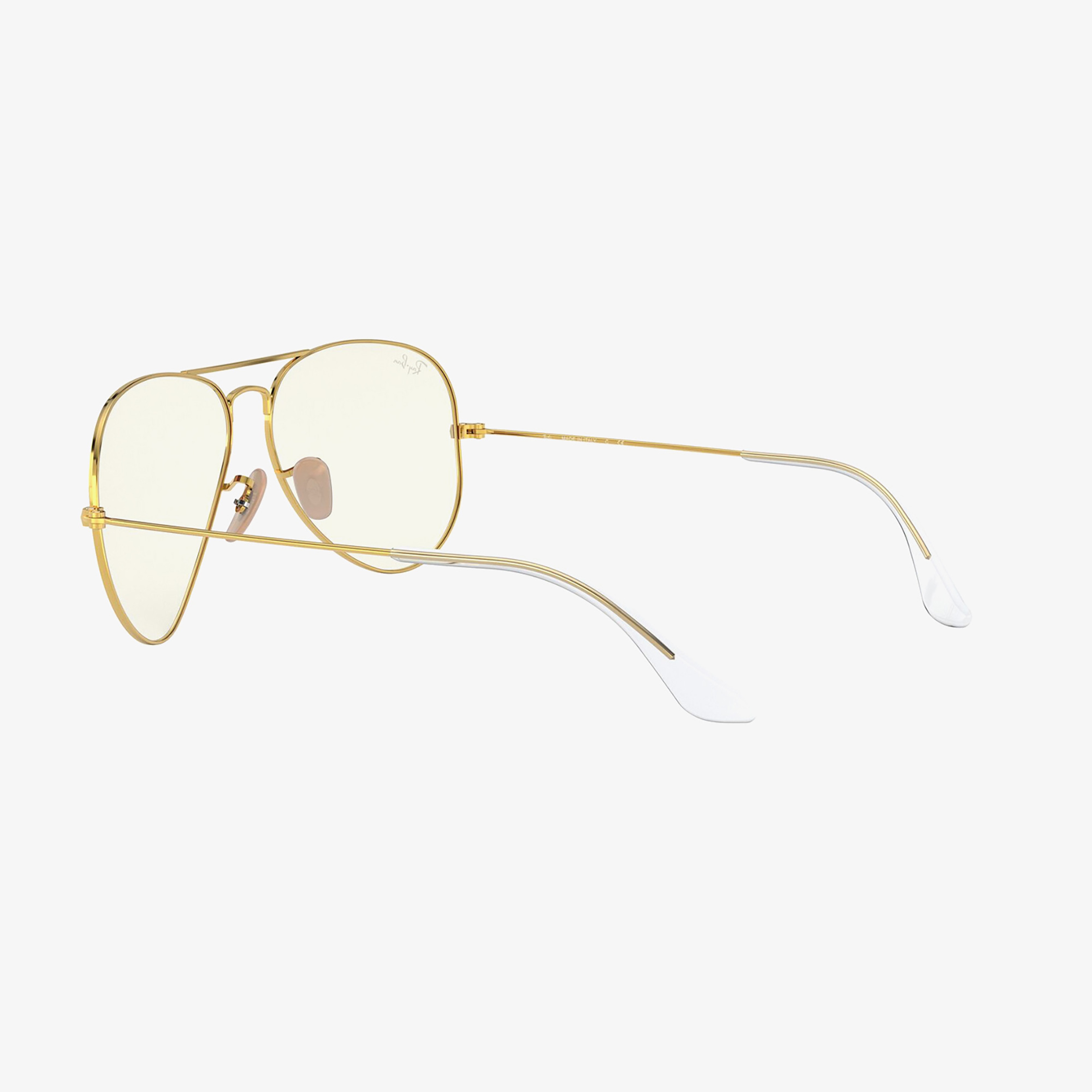 RAY-BAN 0RB3025 Aviator Large Metal Unisex Shiny Sarı Rengi Güneş Gözlüğü