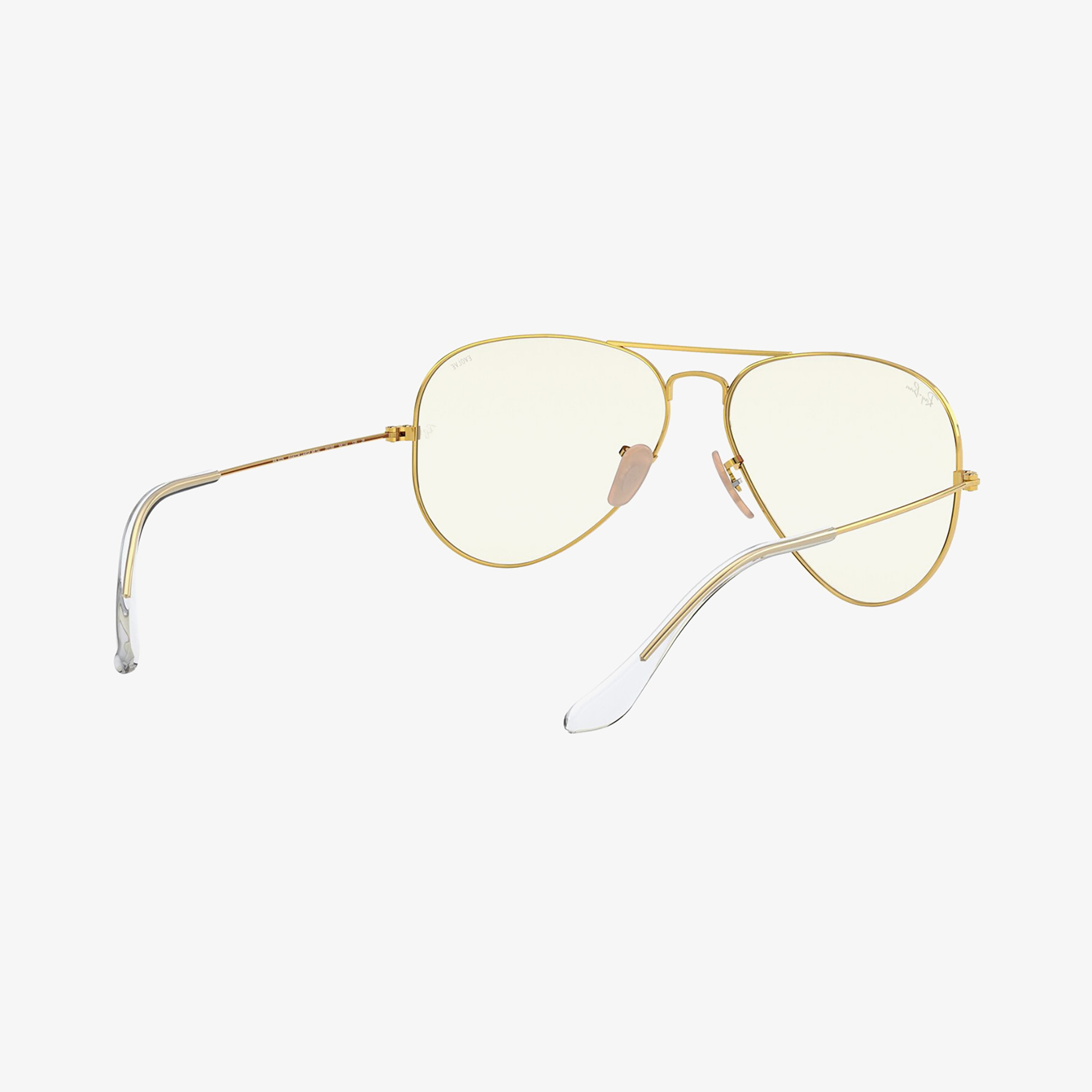 RAY-BAN 0RB3025 Aviator Large Metal Unisex Shiny Sarı Rengi Güneş Gözlüğü