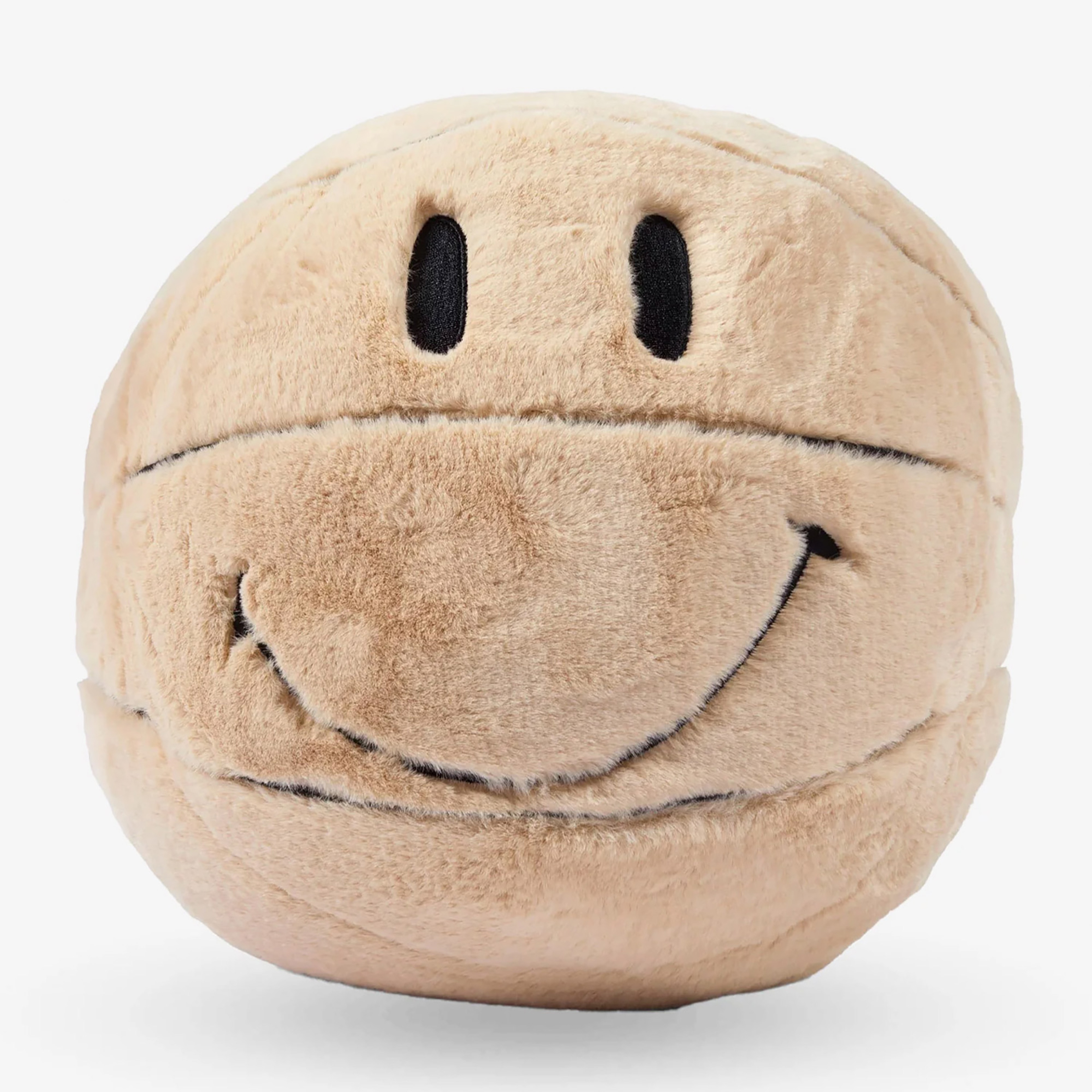 Market Smiley Sherpa Basketball Pillow Turuncu Basketbol Topu