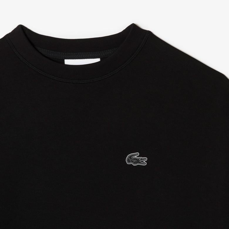 Lacoste Kadın Oversize Fit Fermuarlı Beyaz Sweatshirt