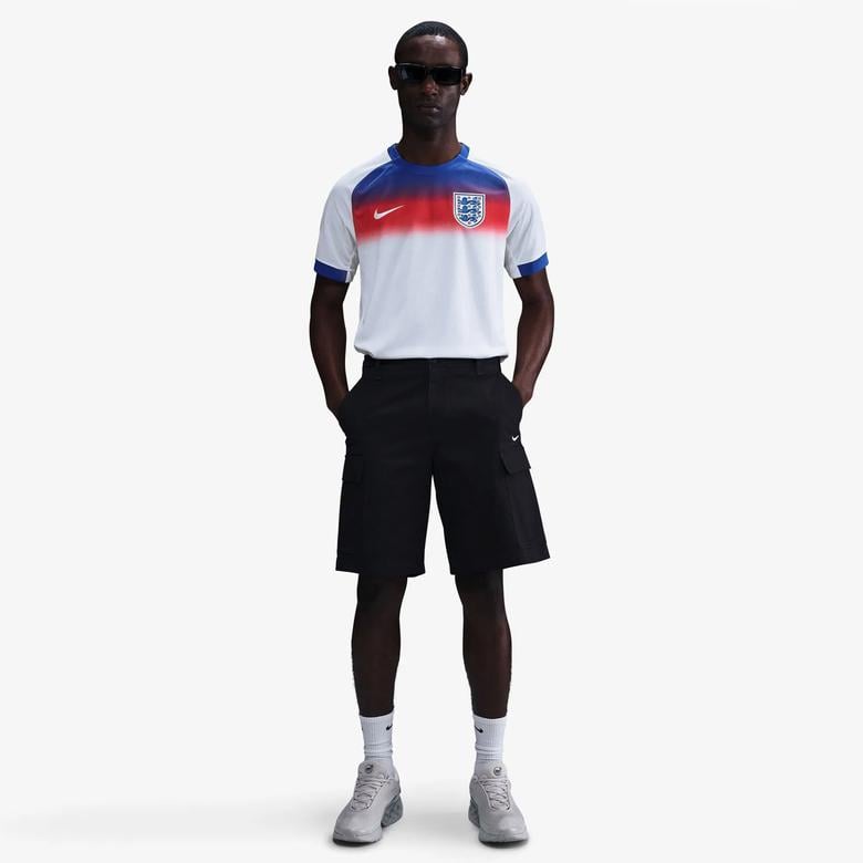 Nike England 2025 Stadium Home Erkek Mavi Forma