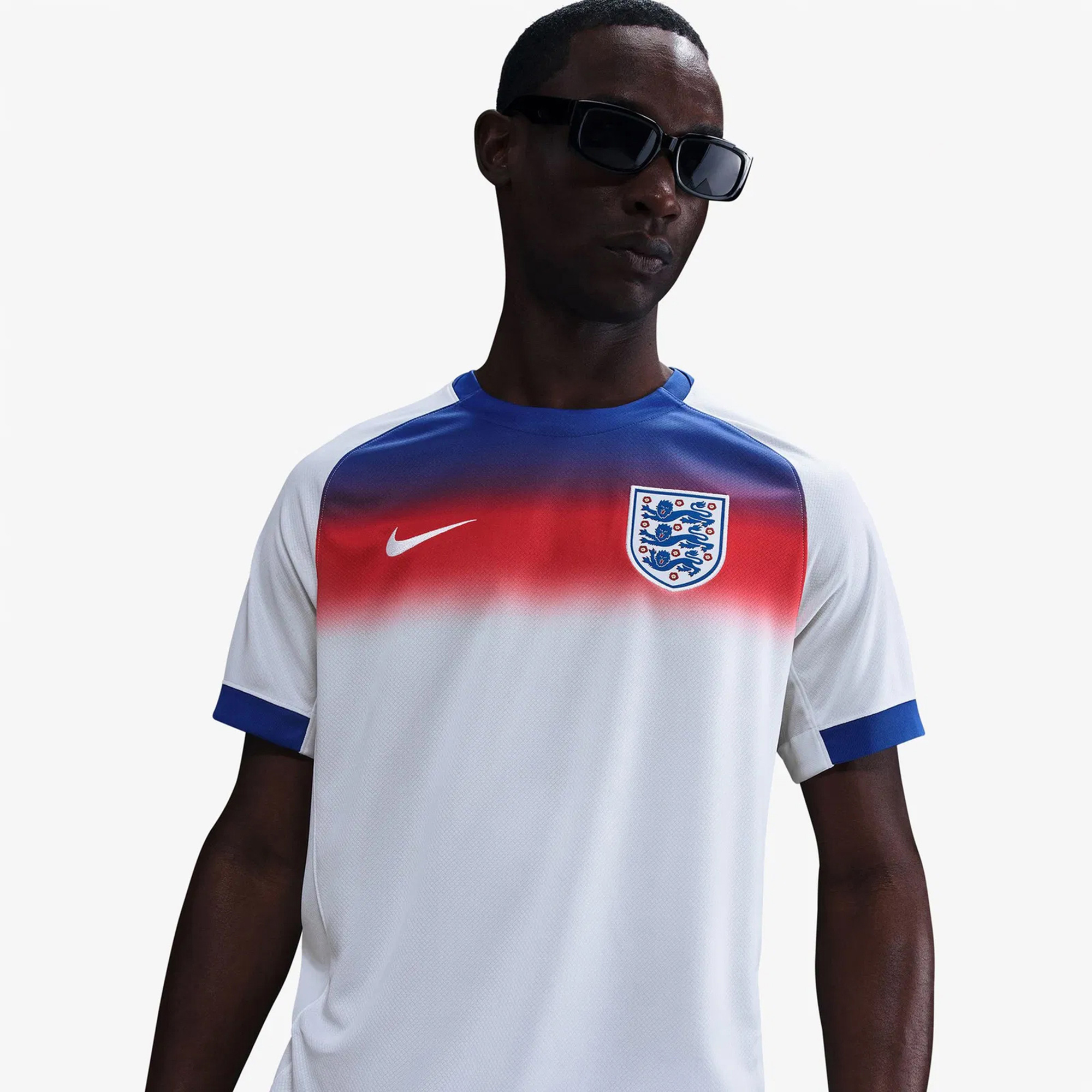 Nike England 2025 Stadium Home Erkek Mavi Forma