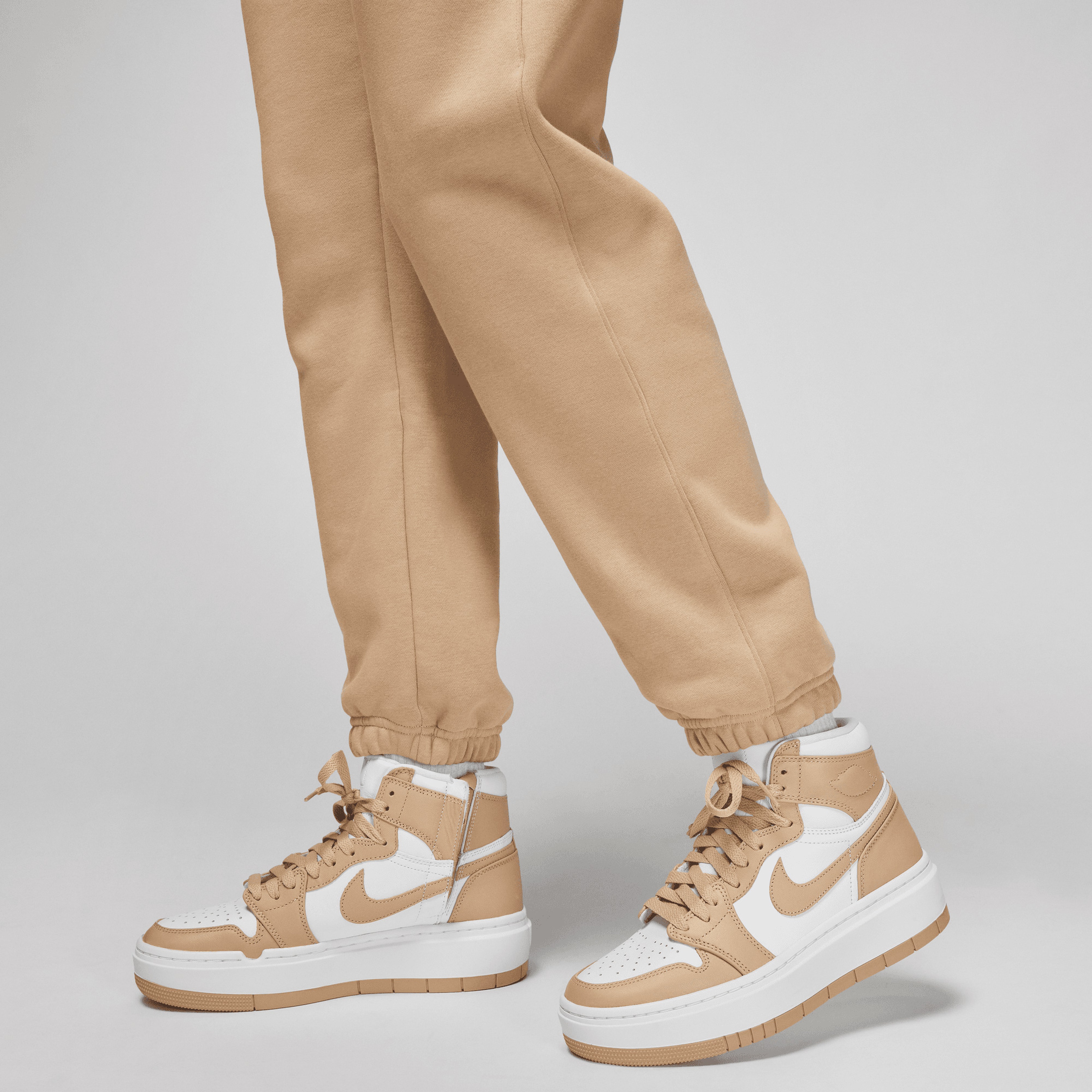 Jordan Brooklyn Fleece Crew Kadın Krem Eşofman Altı