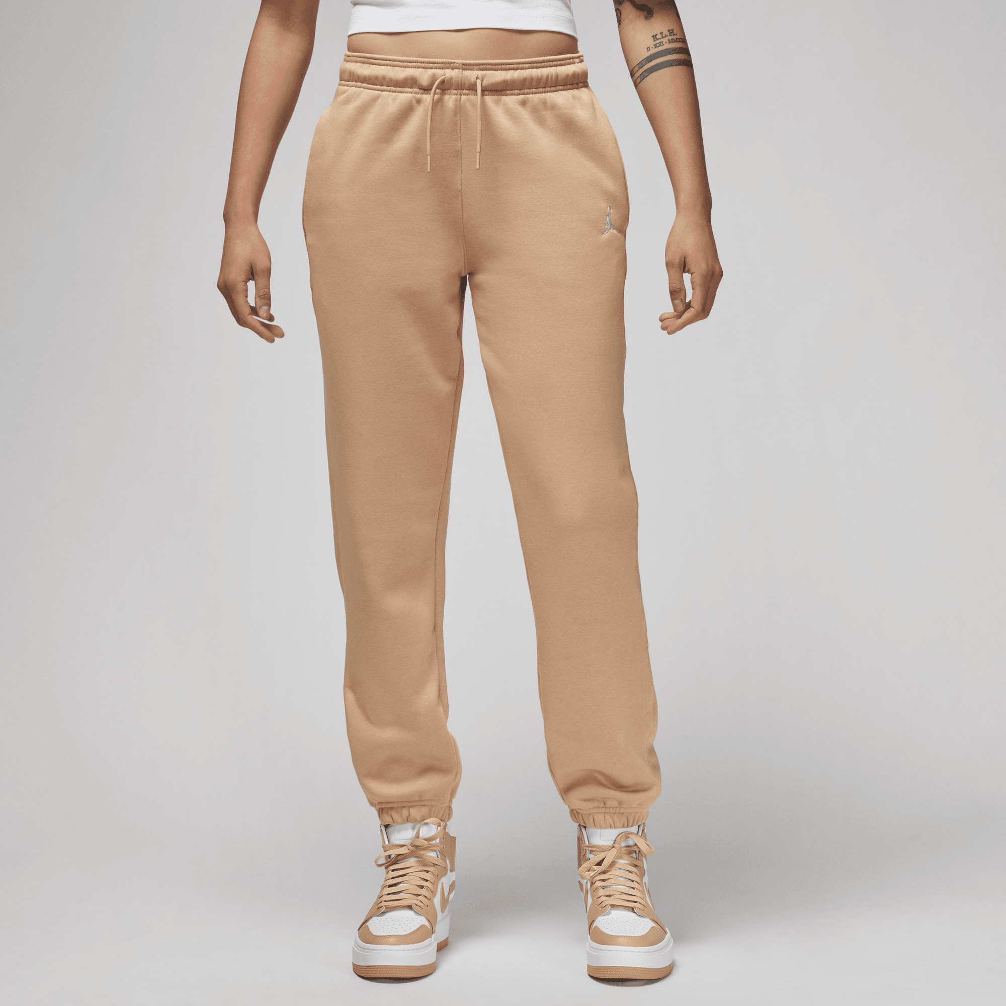 Jordan Brooklyn Fleece Crew Kadın Krem Eşofman Altı