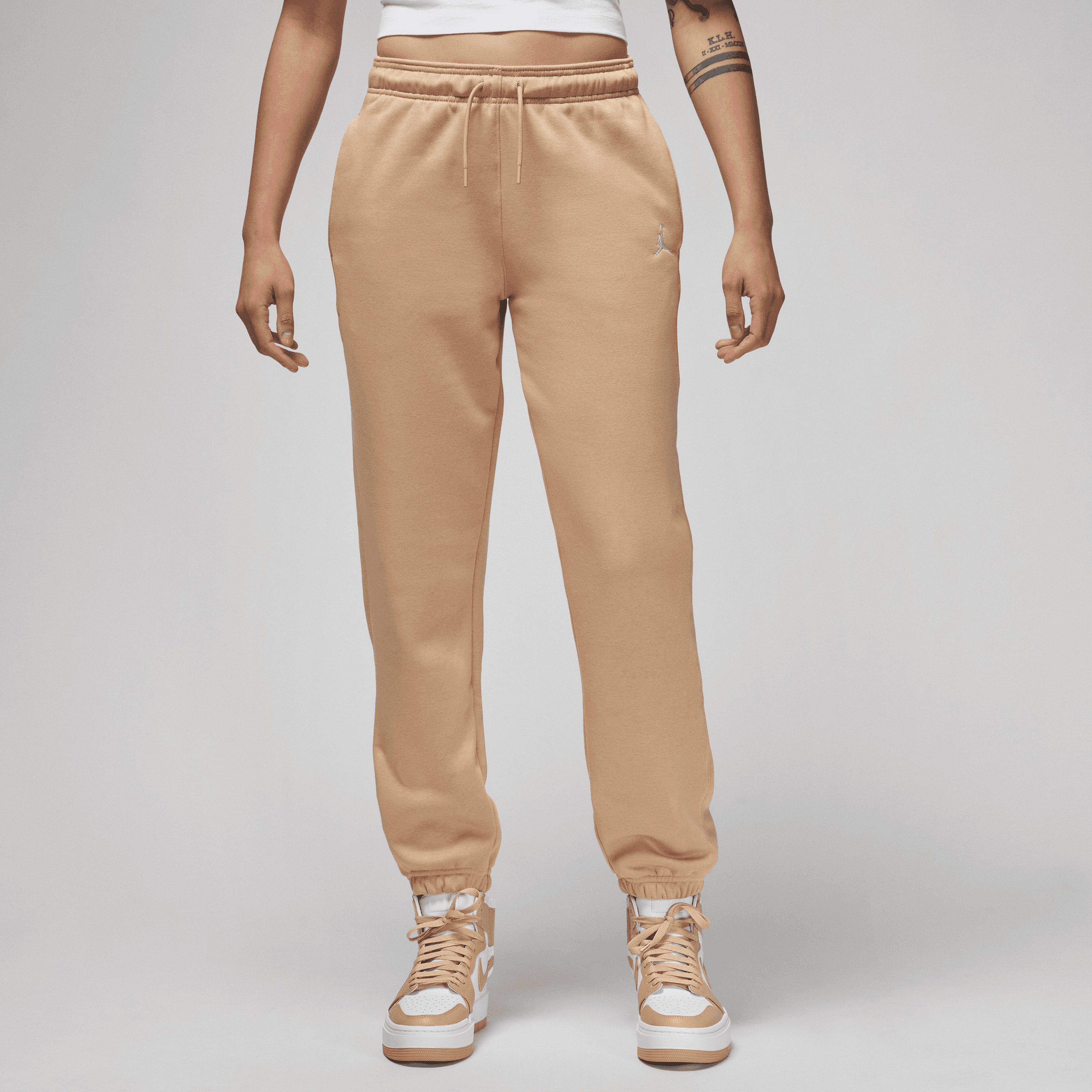 Jordan Brooklyn Fleece Crew Kadın Krem Eşofman Altı