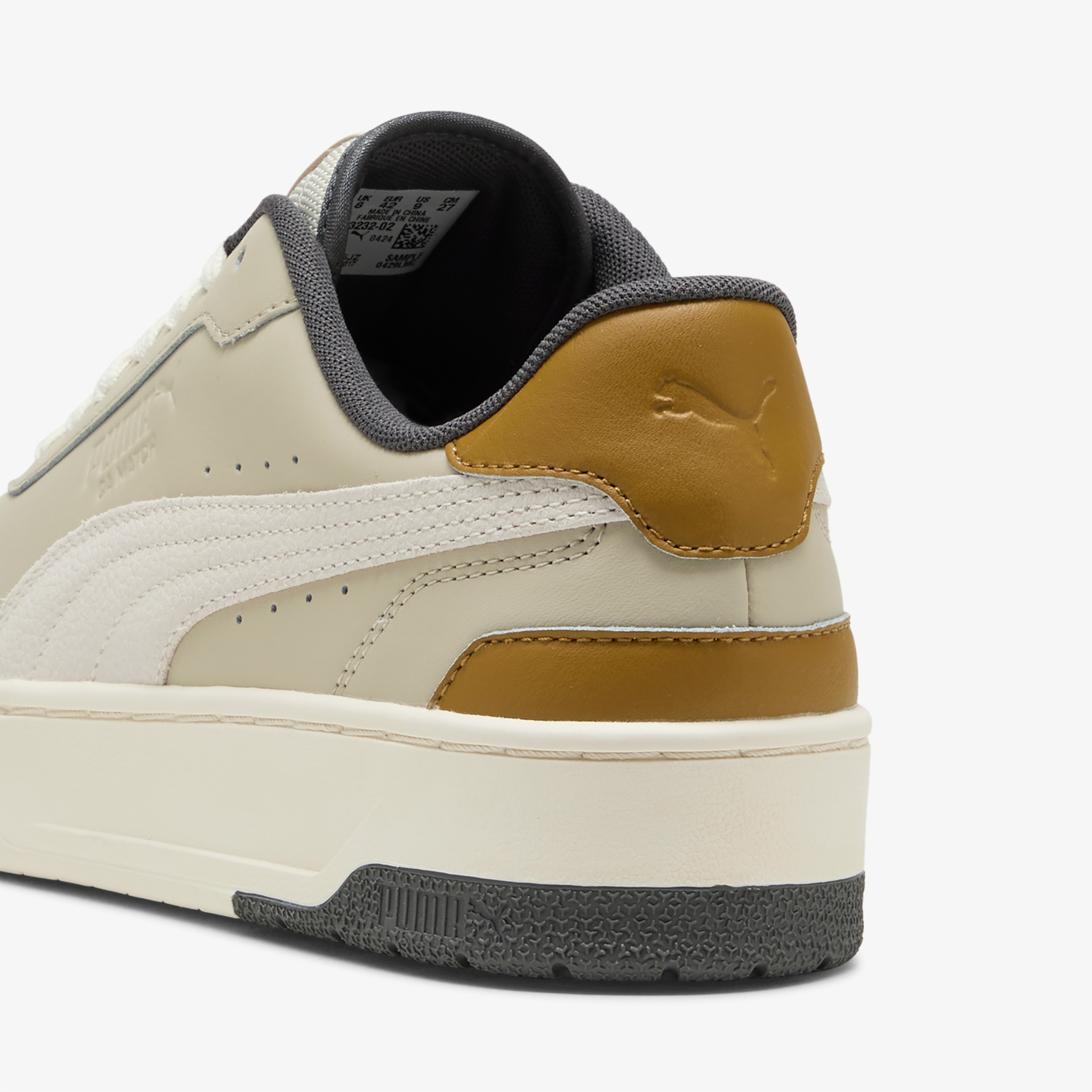 Puma CA Match Lux Unisex Bej Spor Ayakkabı