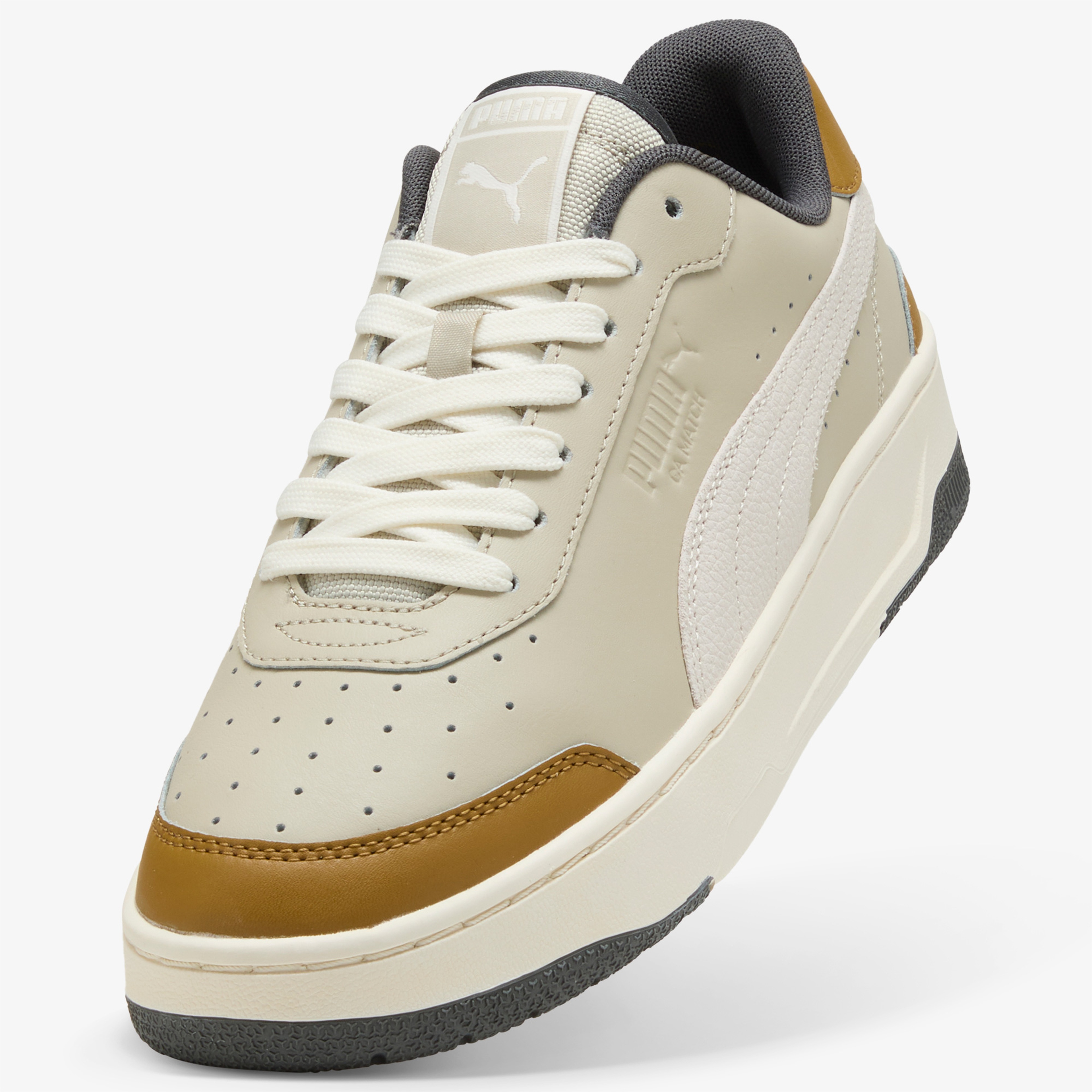 Puma CA Match Lux Unisex Bej Spor Ayakkabı