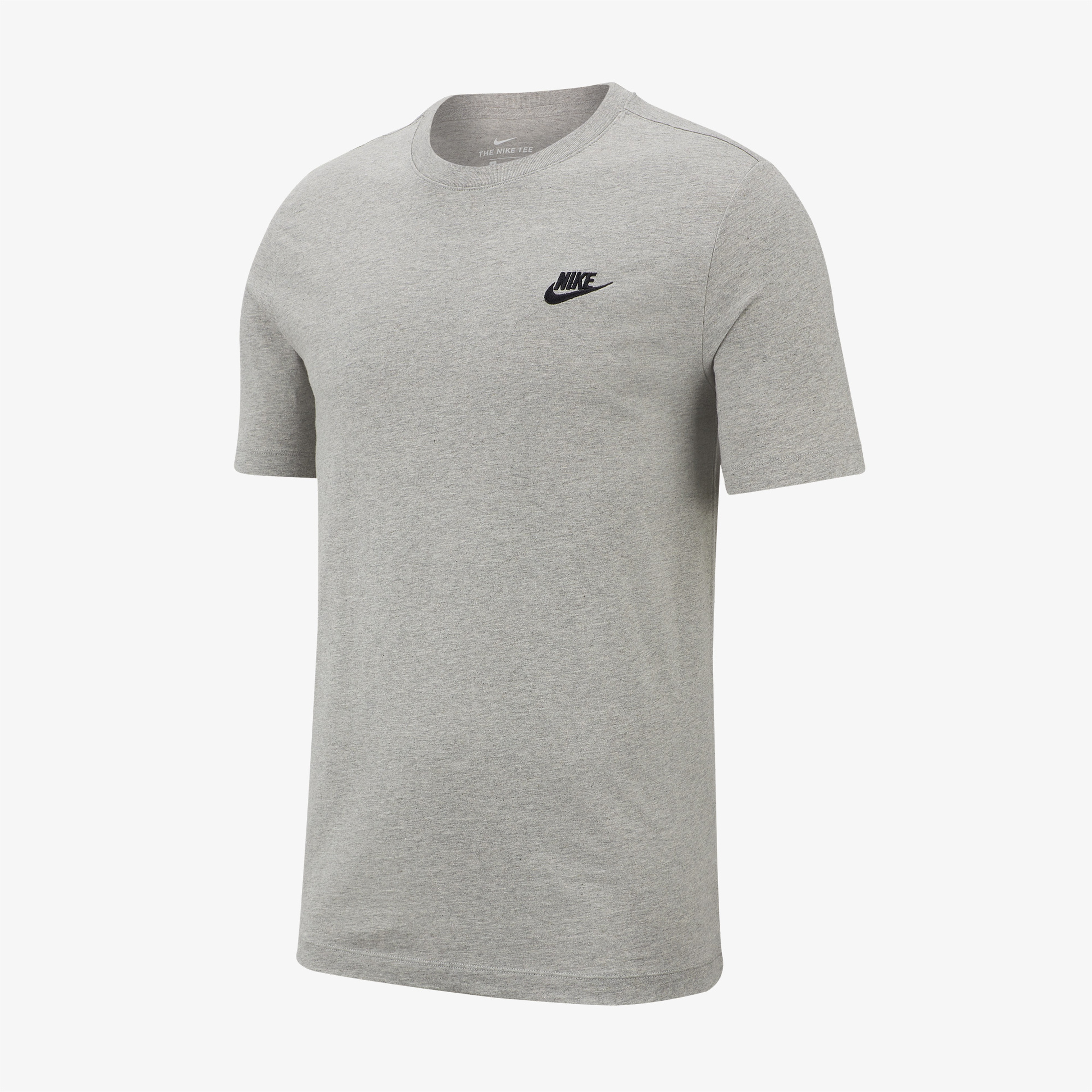 Nike Sportswear Club Erkek Gri T-Shirt