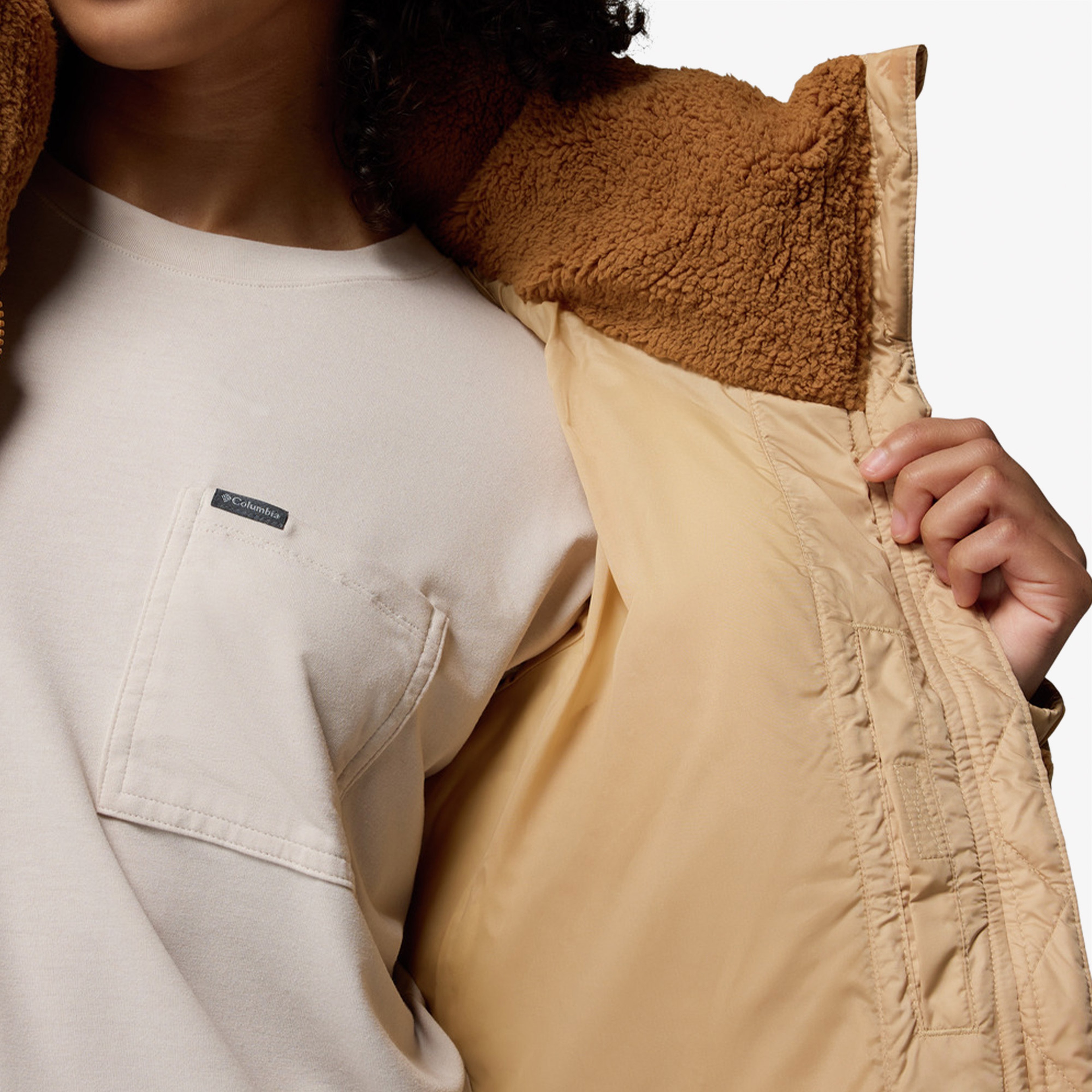 Columbia Leadbetter Kadın Kahverengi Mont