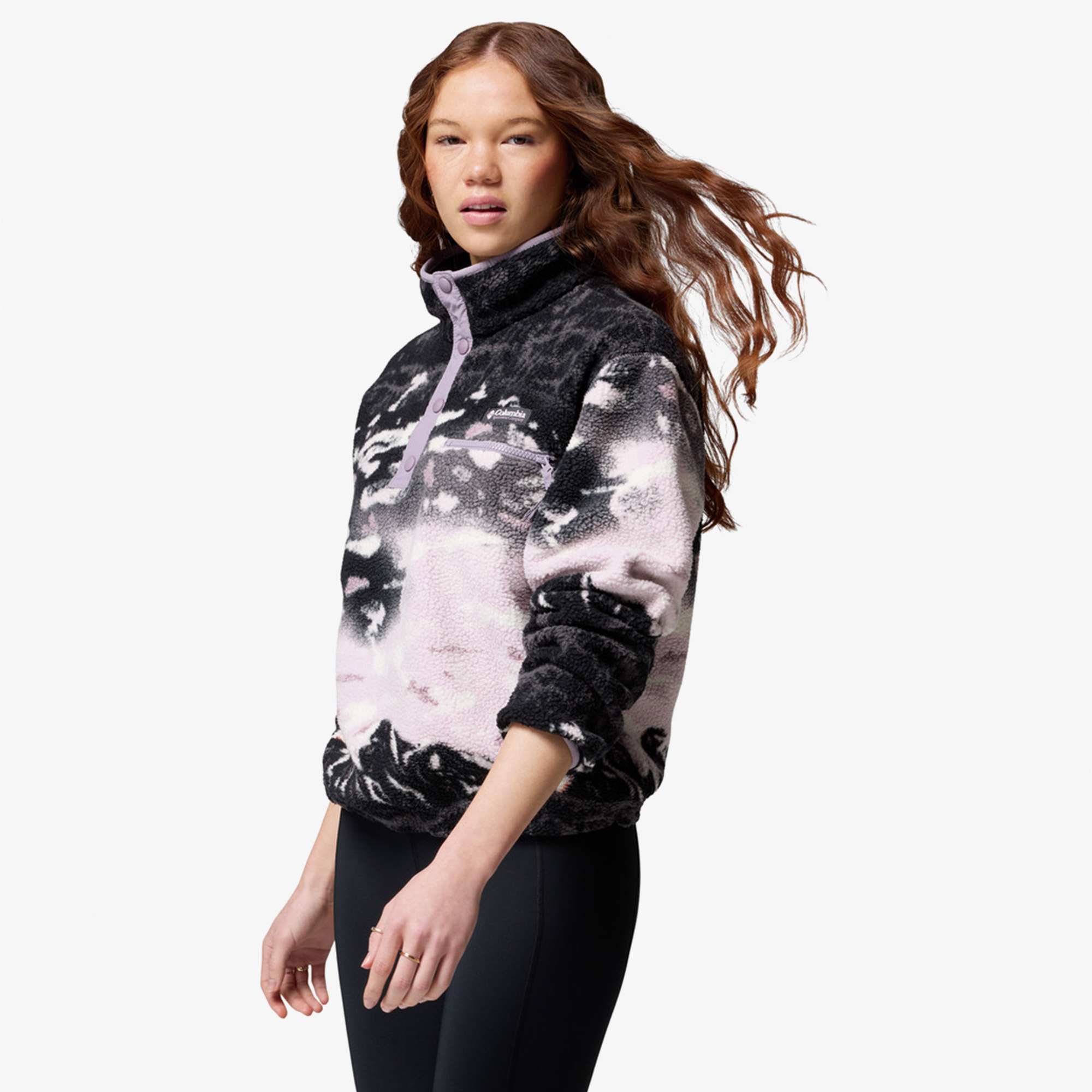 Columbia Helvetia II Kadın Mor Sweatshirt