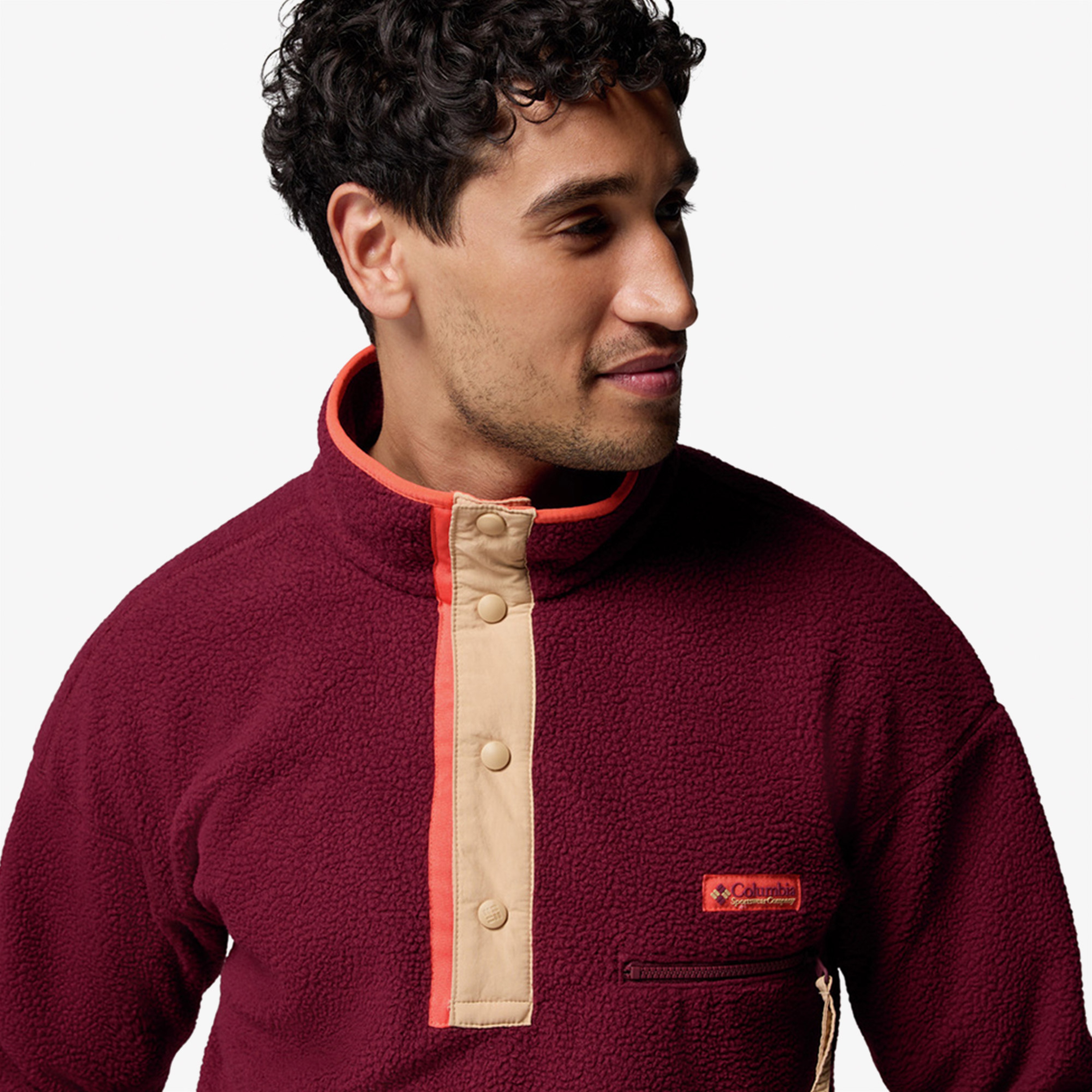 Columbia Helvetia Erkek Kırmızı Sweatshirt