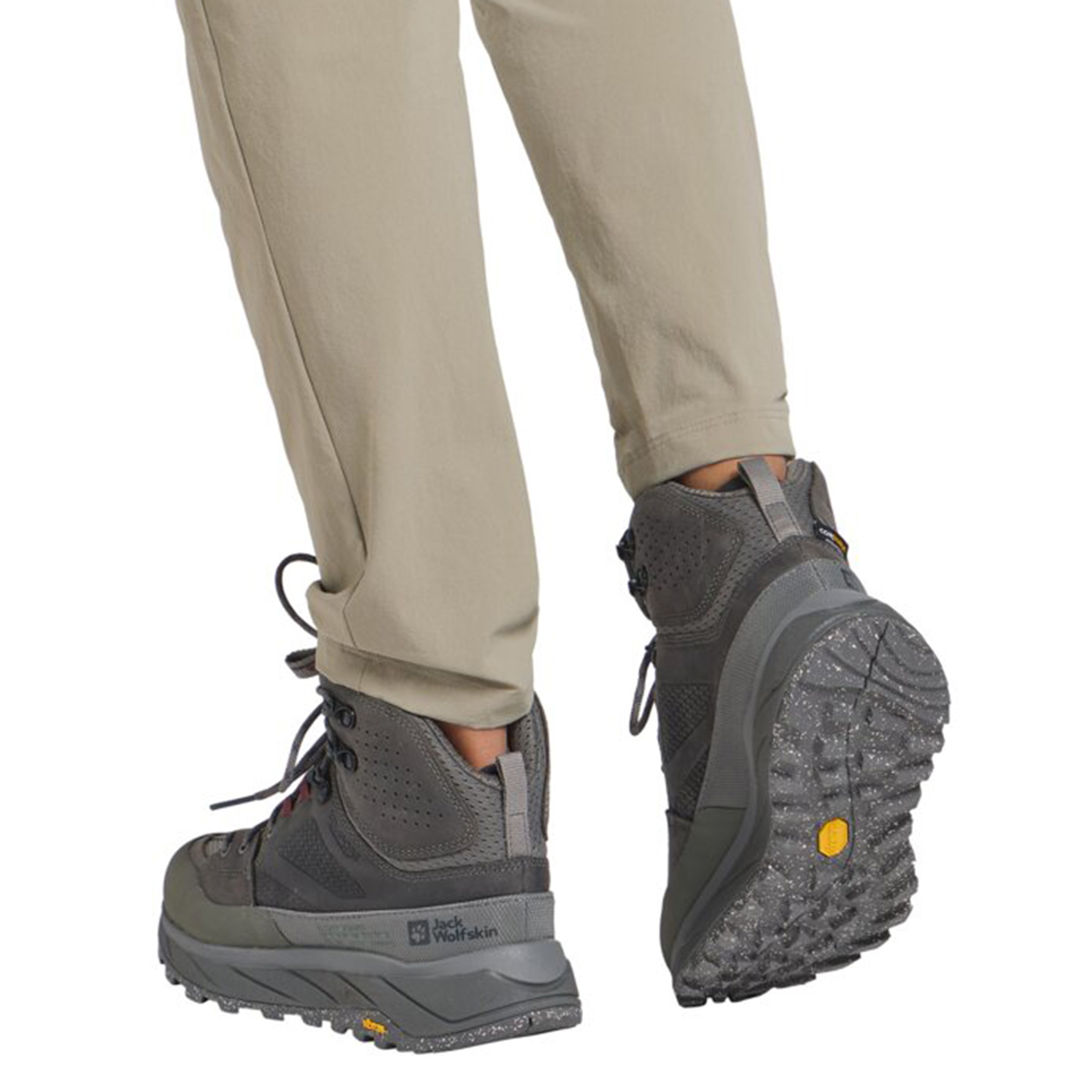 Jack Wolfskin Terraquest Texapore Mid Kadın Gri Bot