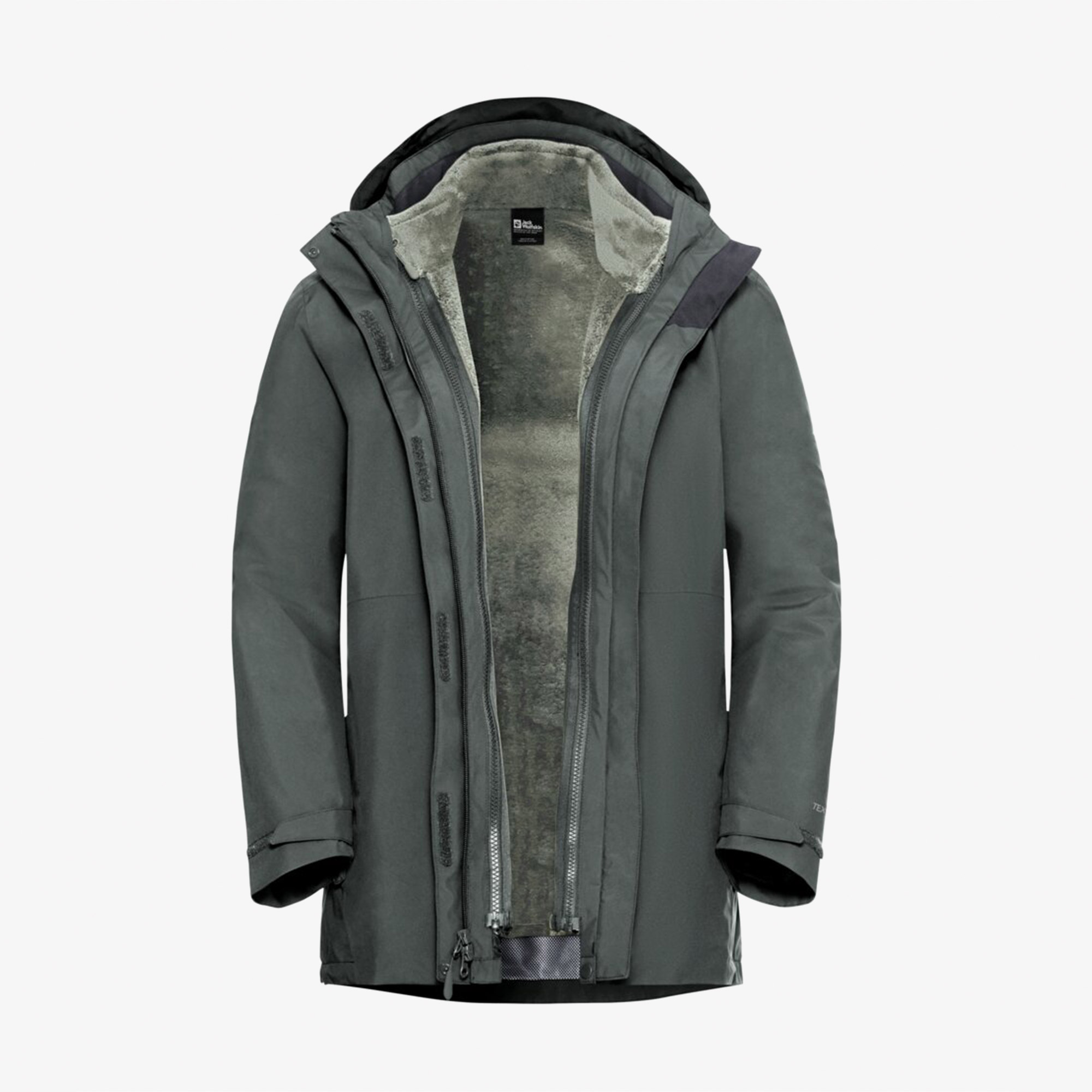 Jack Wolfskin Rotwand 3in1 Kadın Yeşil Ceket