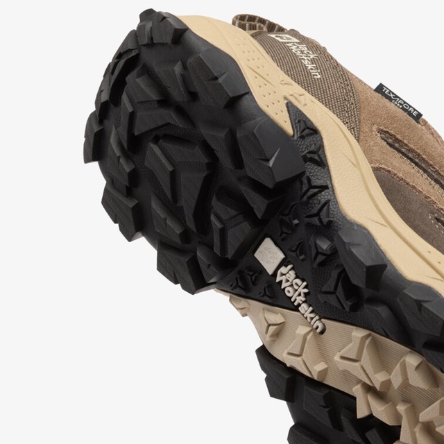 Jack Wolfskin Krem Jack Wolfskin Vojo Tour Texapore Low Kadın Outdoor Ayakkabı