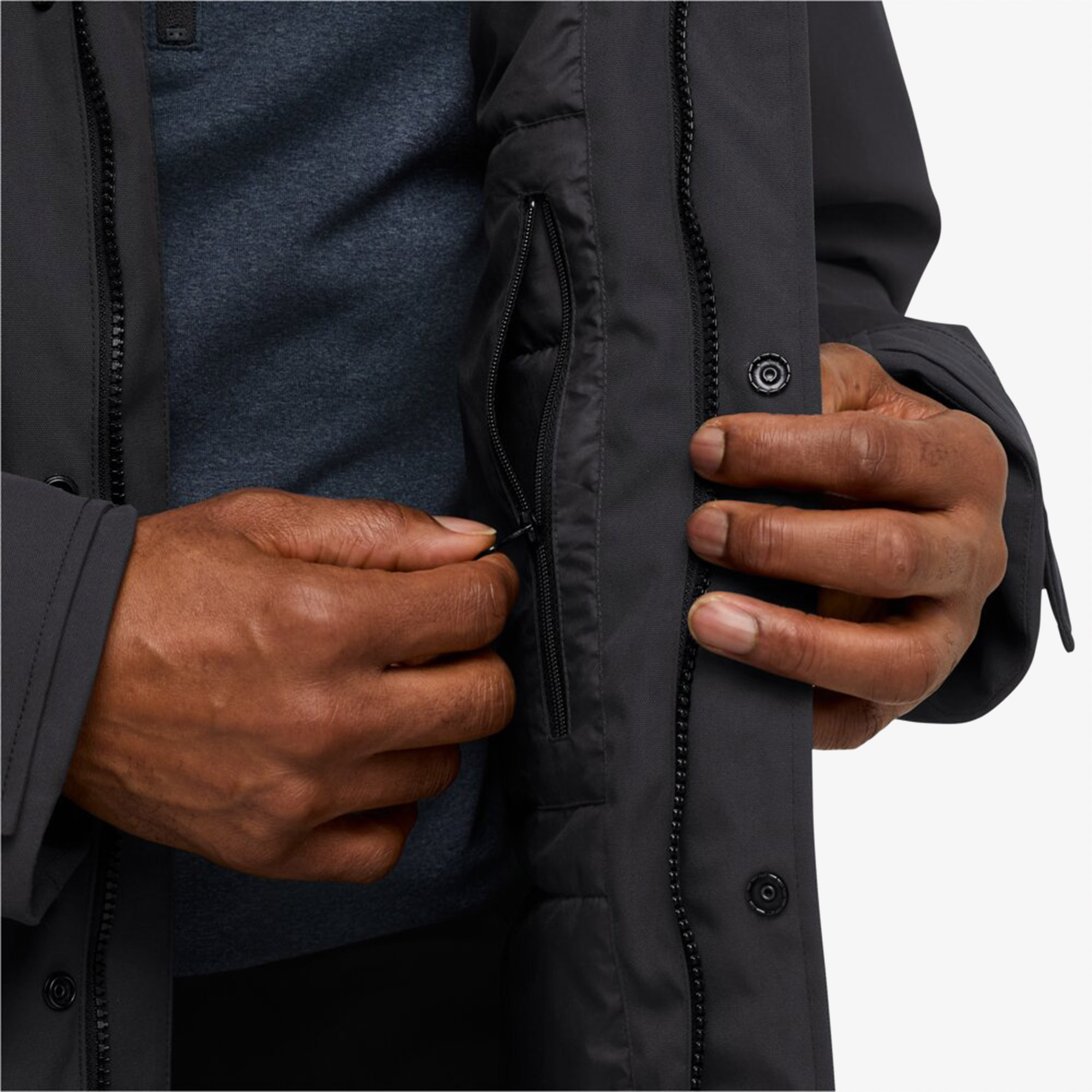 Jack Wolfskin Canyon Shield Erkek Siyah Ceket