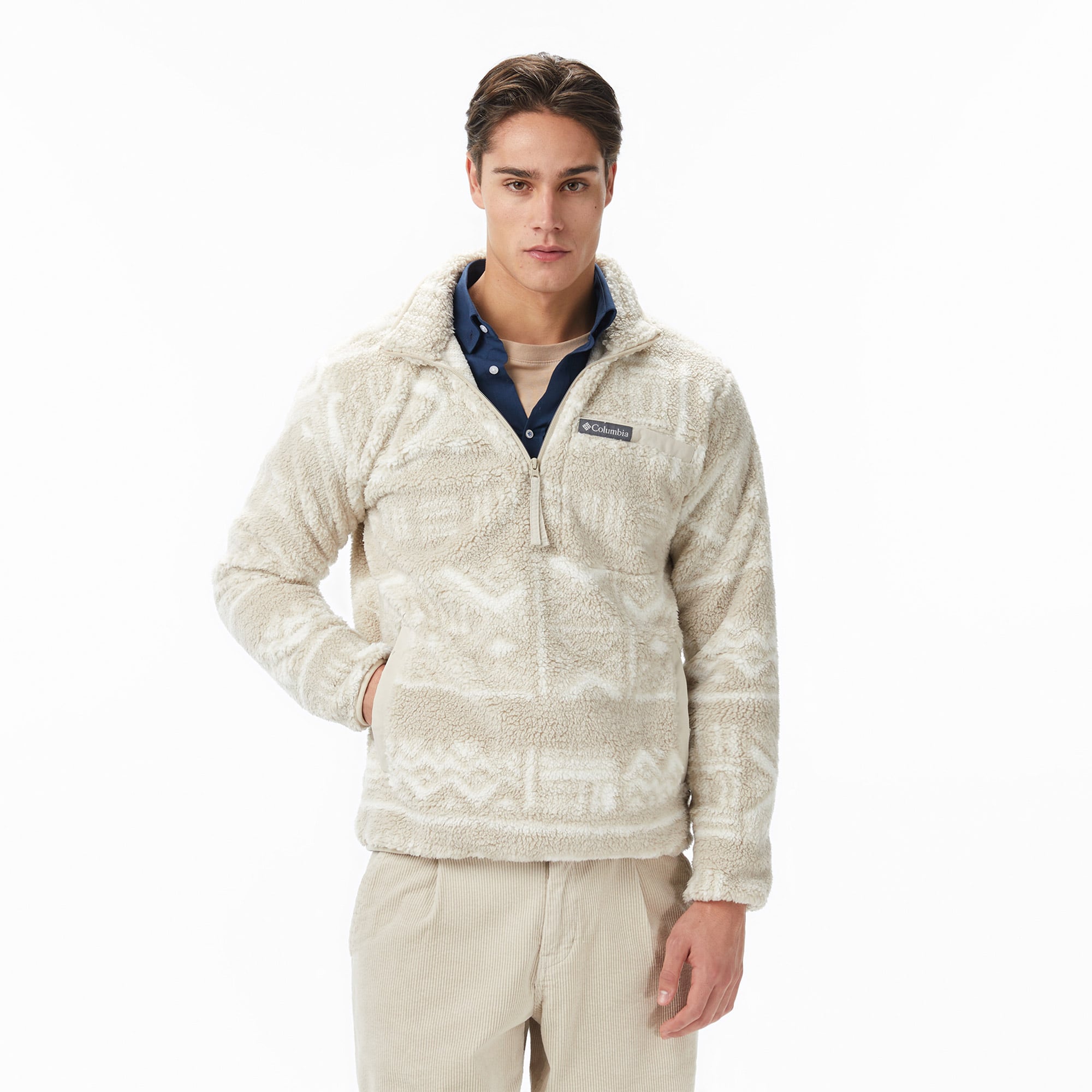 Columbia Rugged Ridge Erkek Bej Sweatshirt