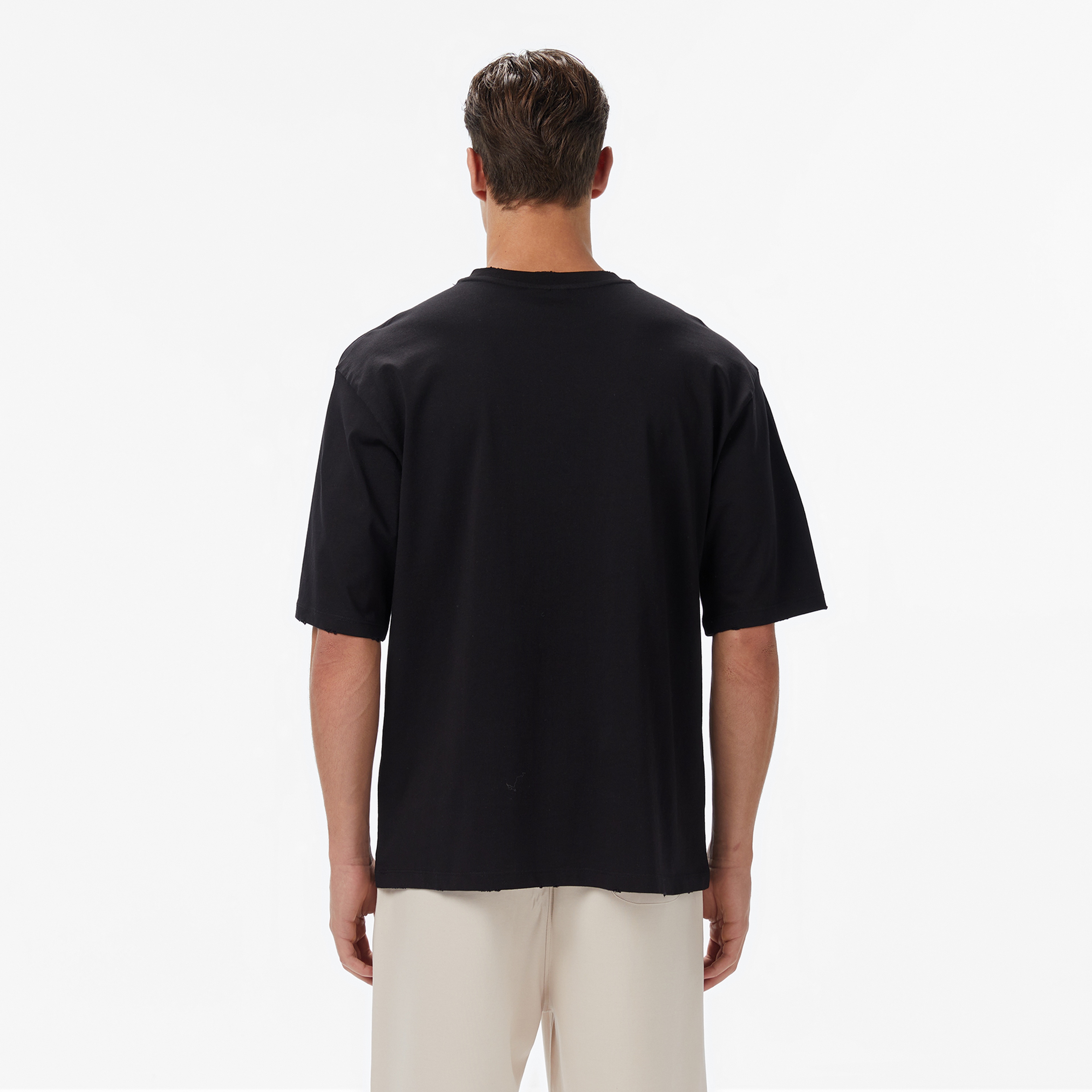 UNITED4 Erkek Siyah T-Shirt