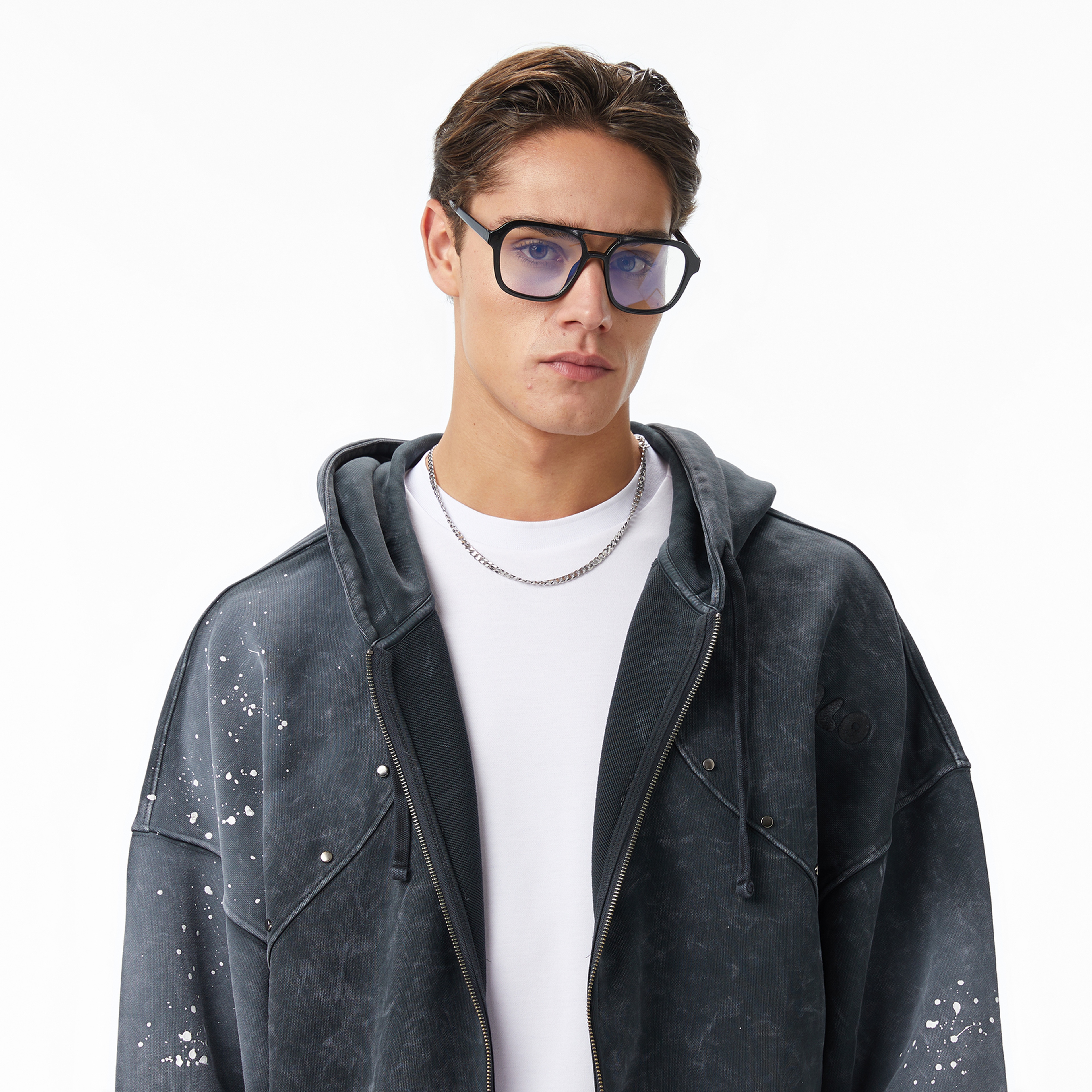 Les Benjamins Esssentials 301 Erkek Siyah Sweatshirt