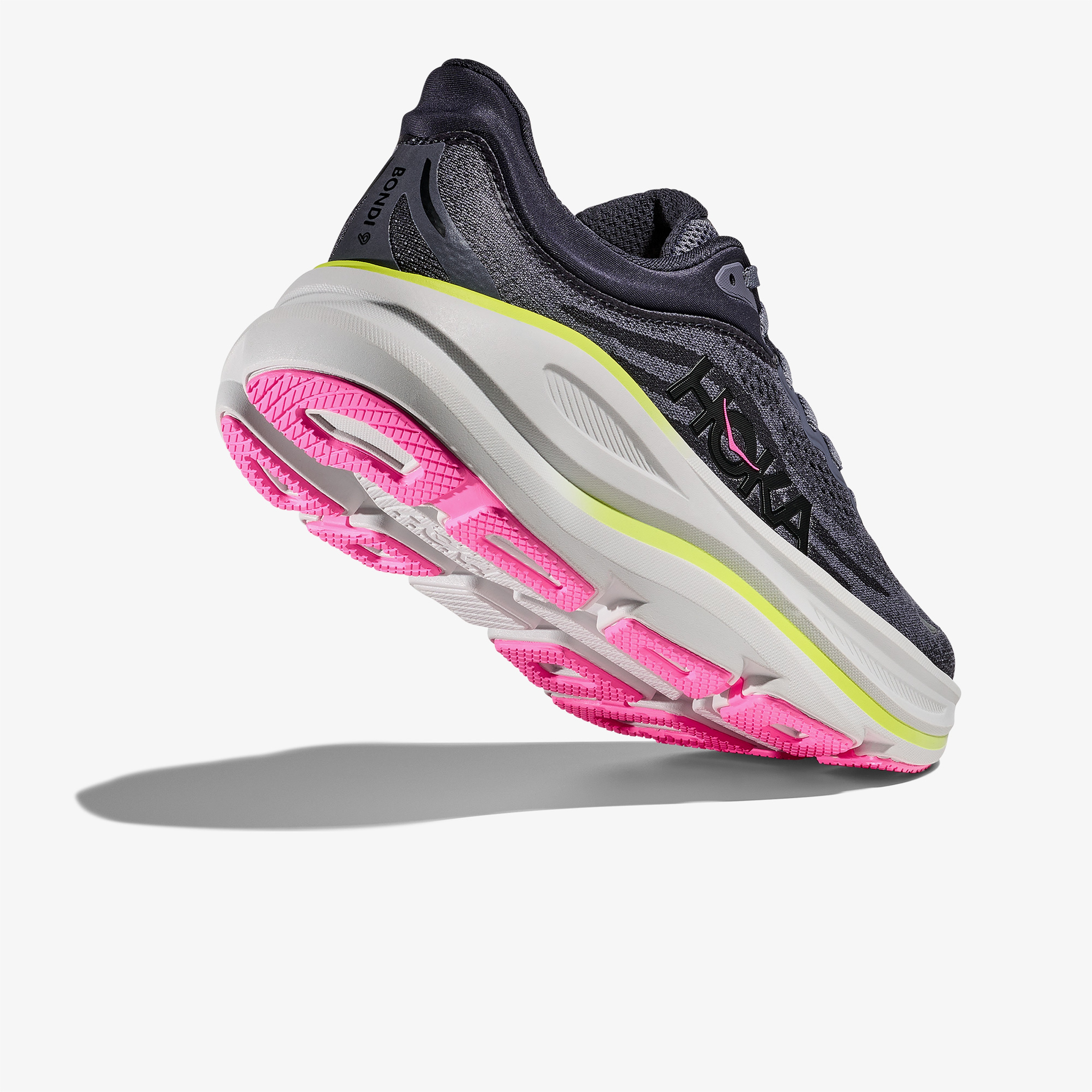 Hoka Bondi 9 Kadın Gri Koşu Ayakkabısı