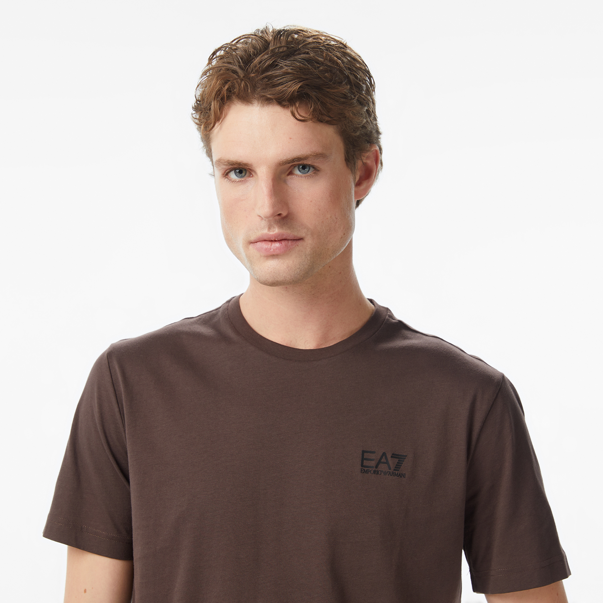 Emporio Armani Core Identity Erkek Kahverengi T-Shirt