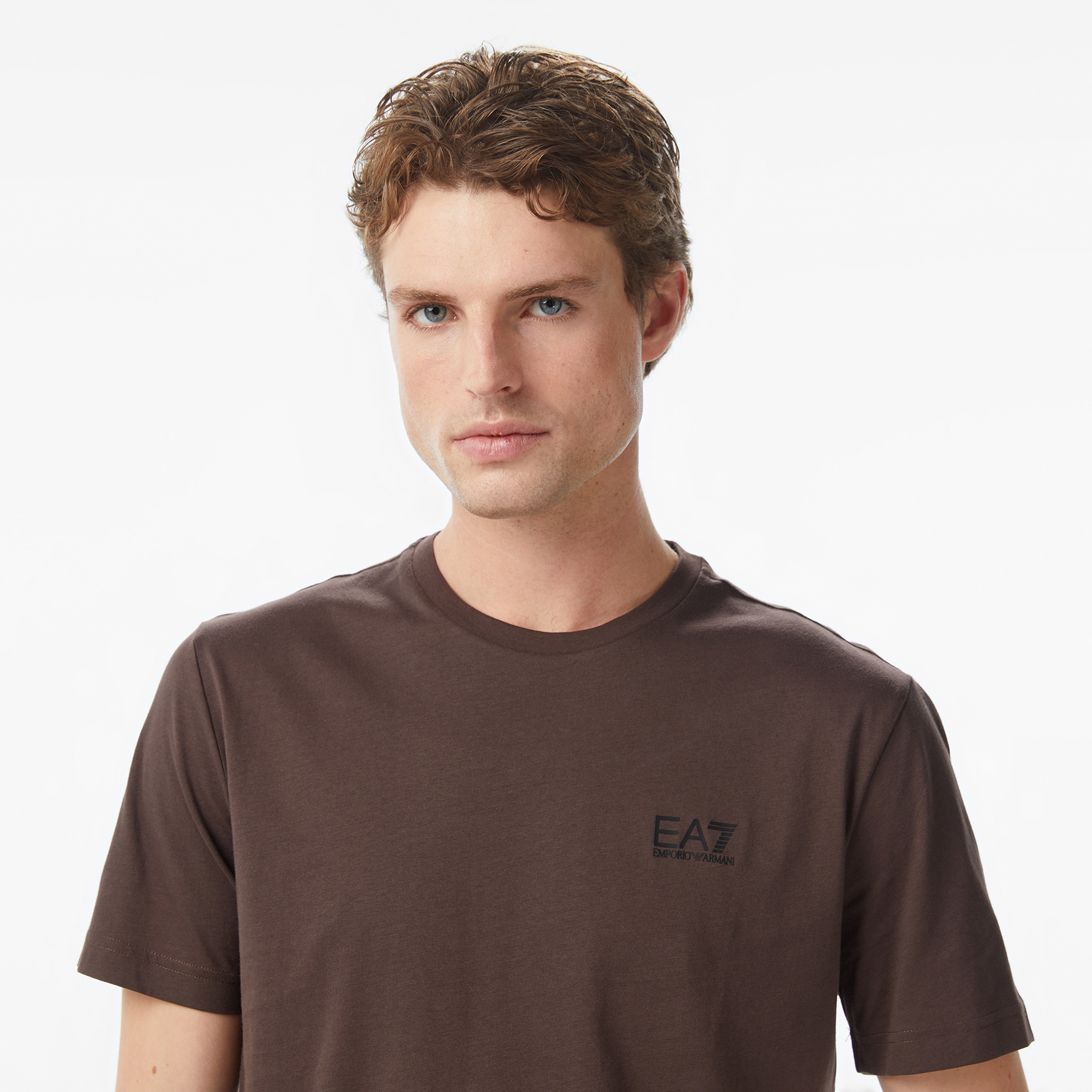 Emporio Armani Core Identity Erkek Kahverengi T-Shirt