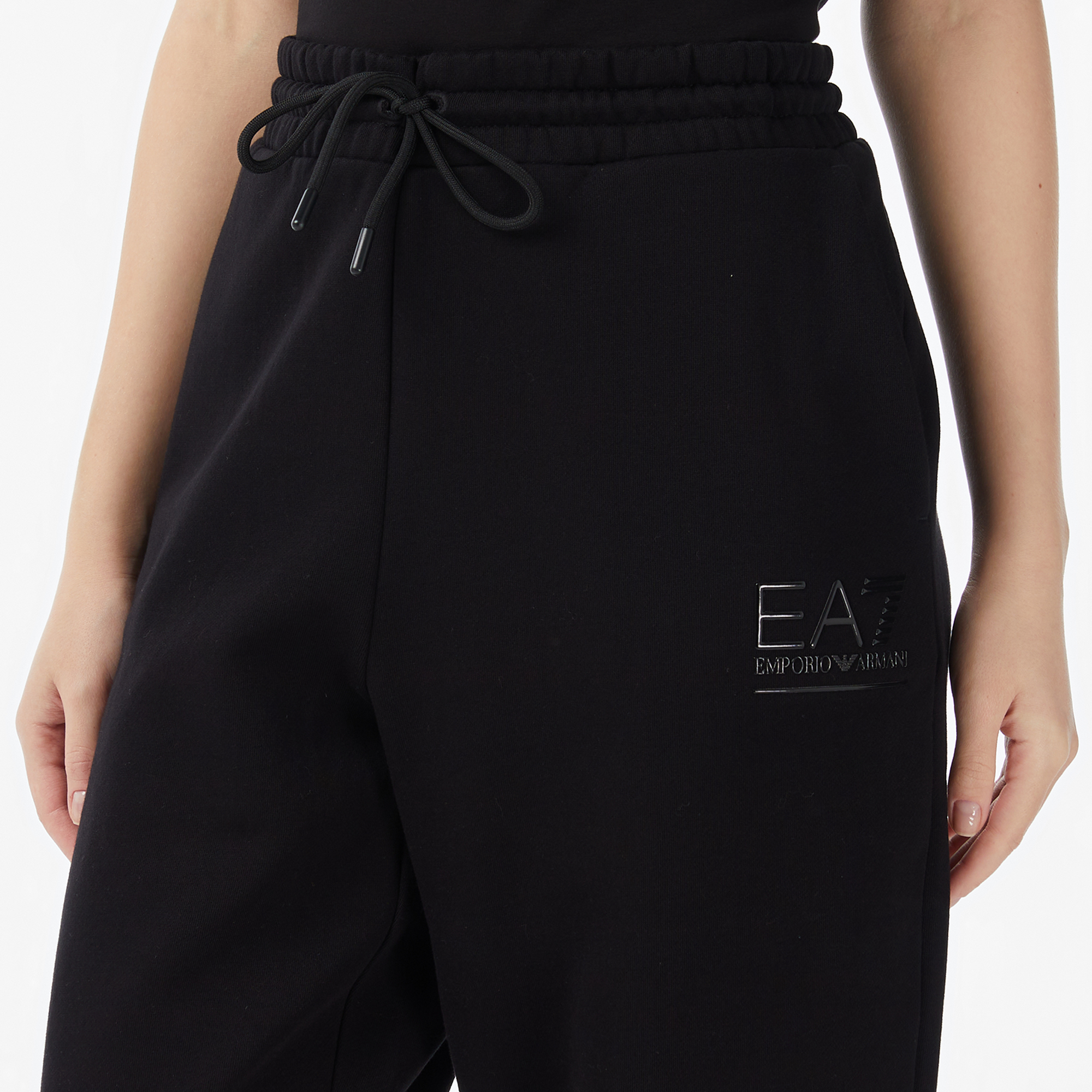 Emporio Armani Train Visibility Kadın Siyah Eşofman Altı