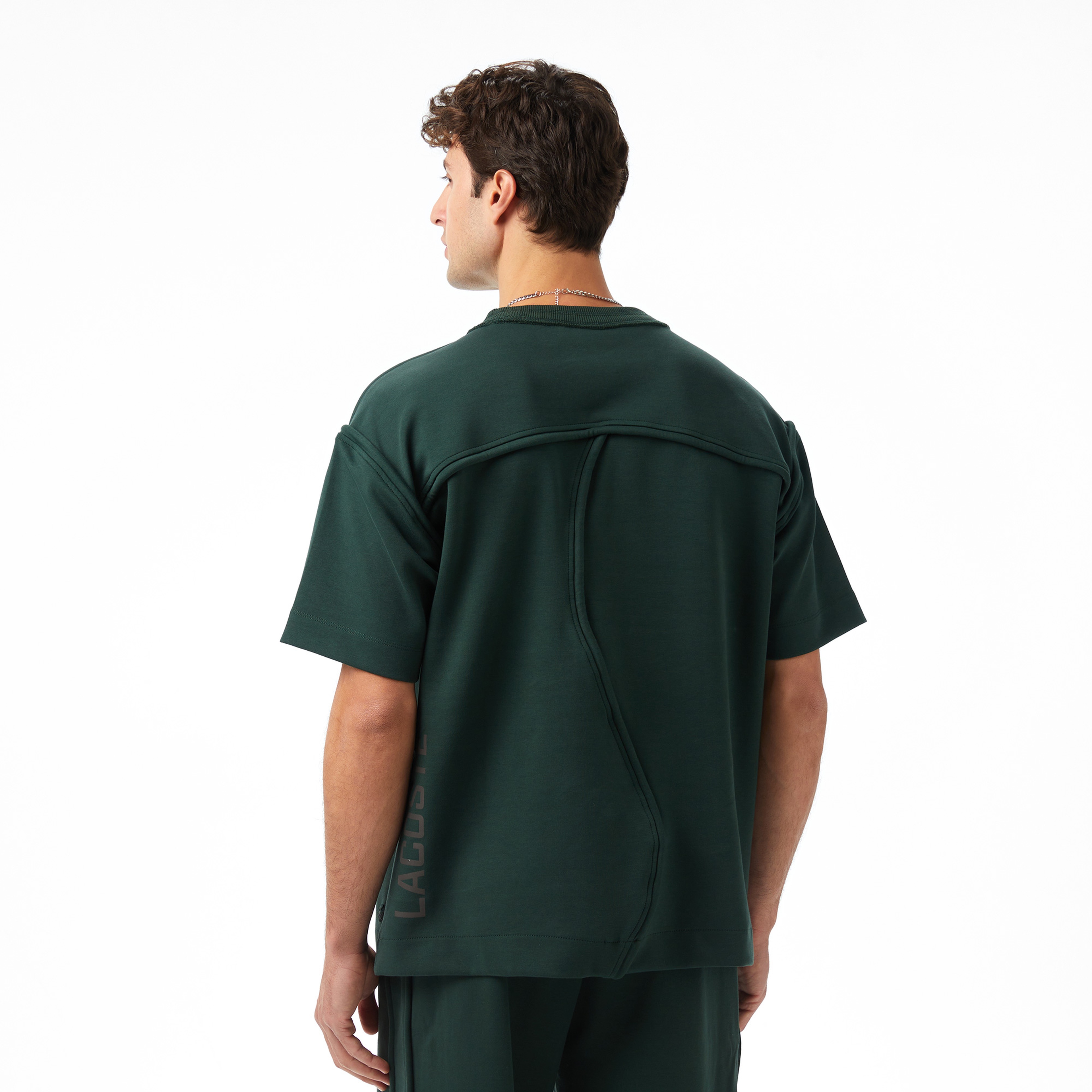 Lacoste x House of SuperStep Regular Fit Erkek Yeşil T-Shirt