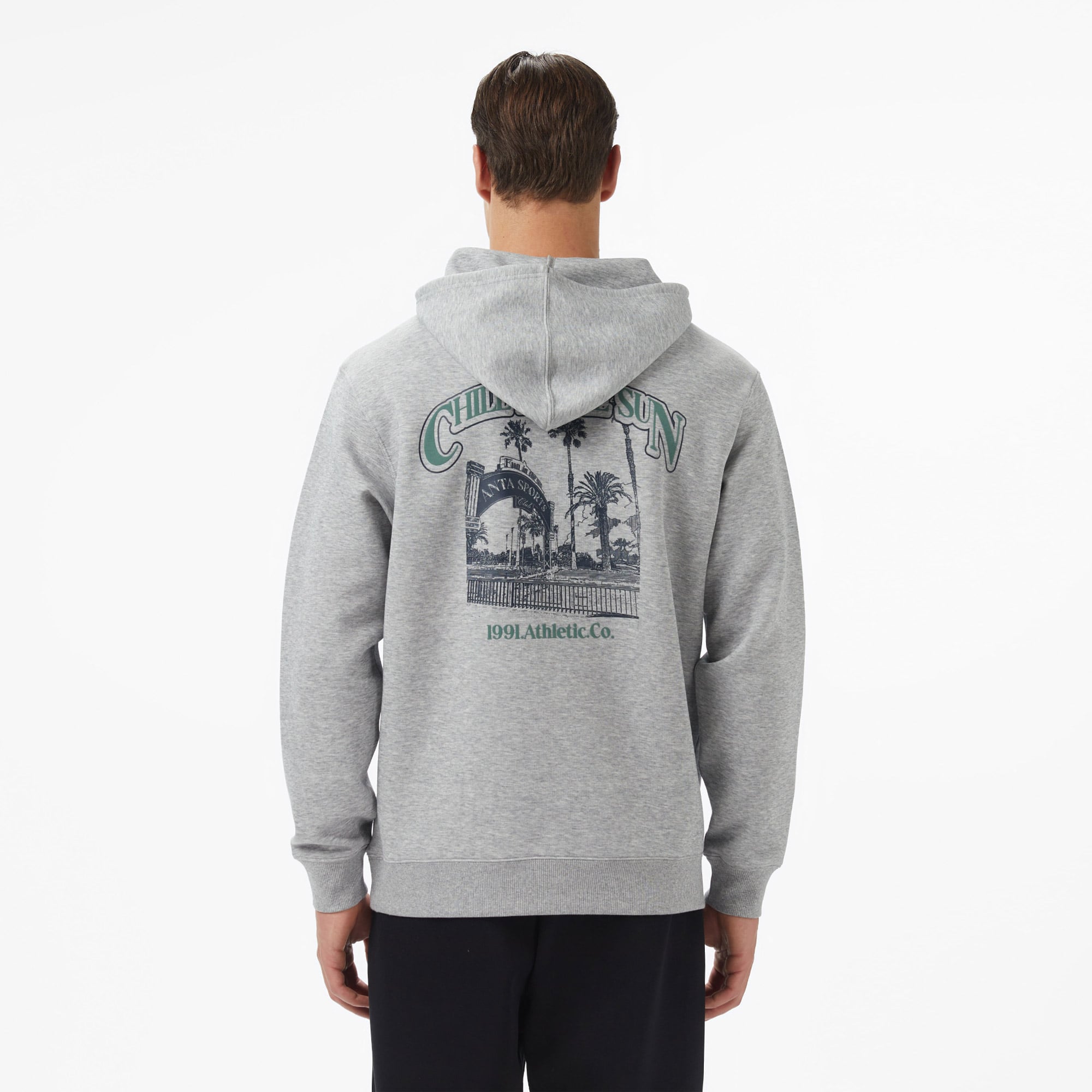 Anta Beach Party Erkek Gri Sweatshirt